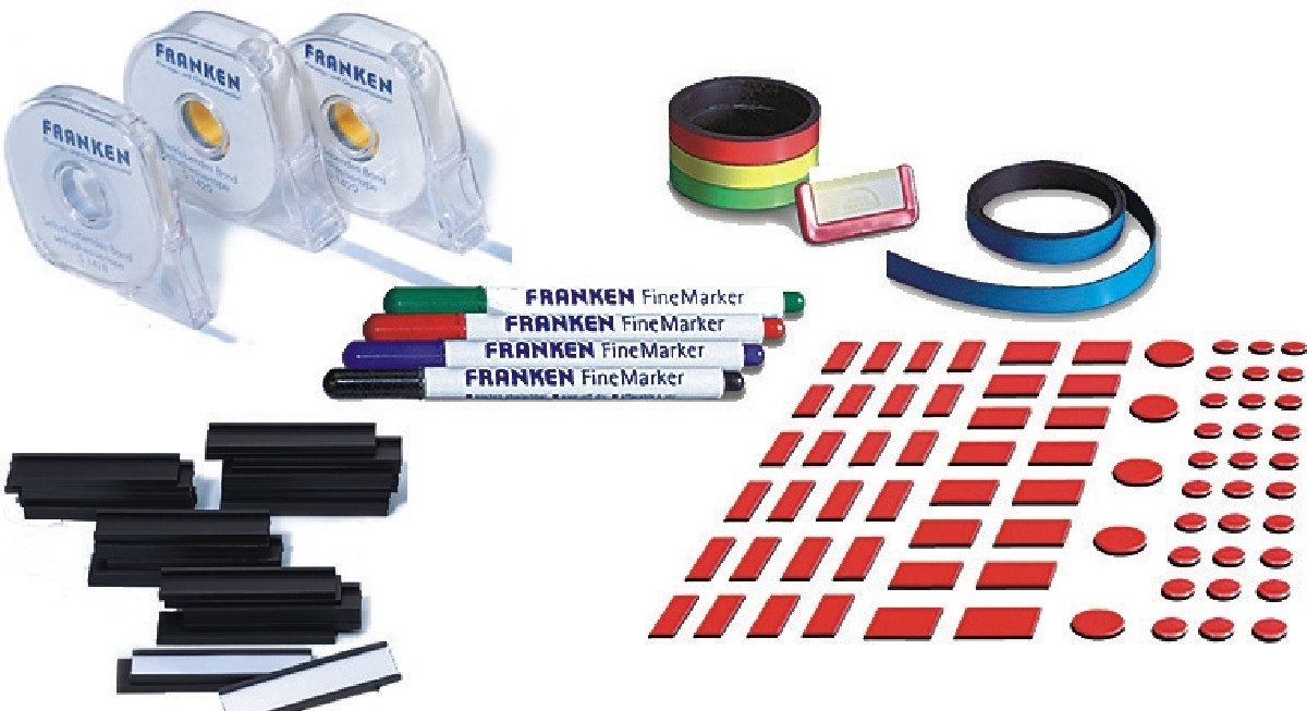 FRANKEN Tafel Zubehör-Plan-Set für Magnettafeln
