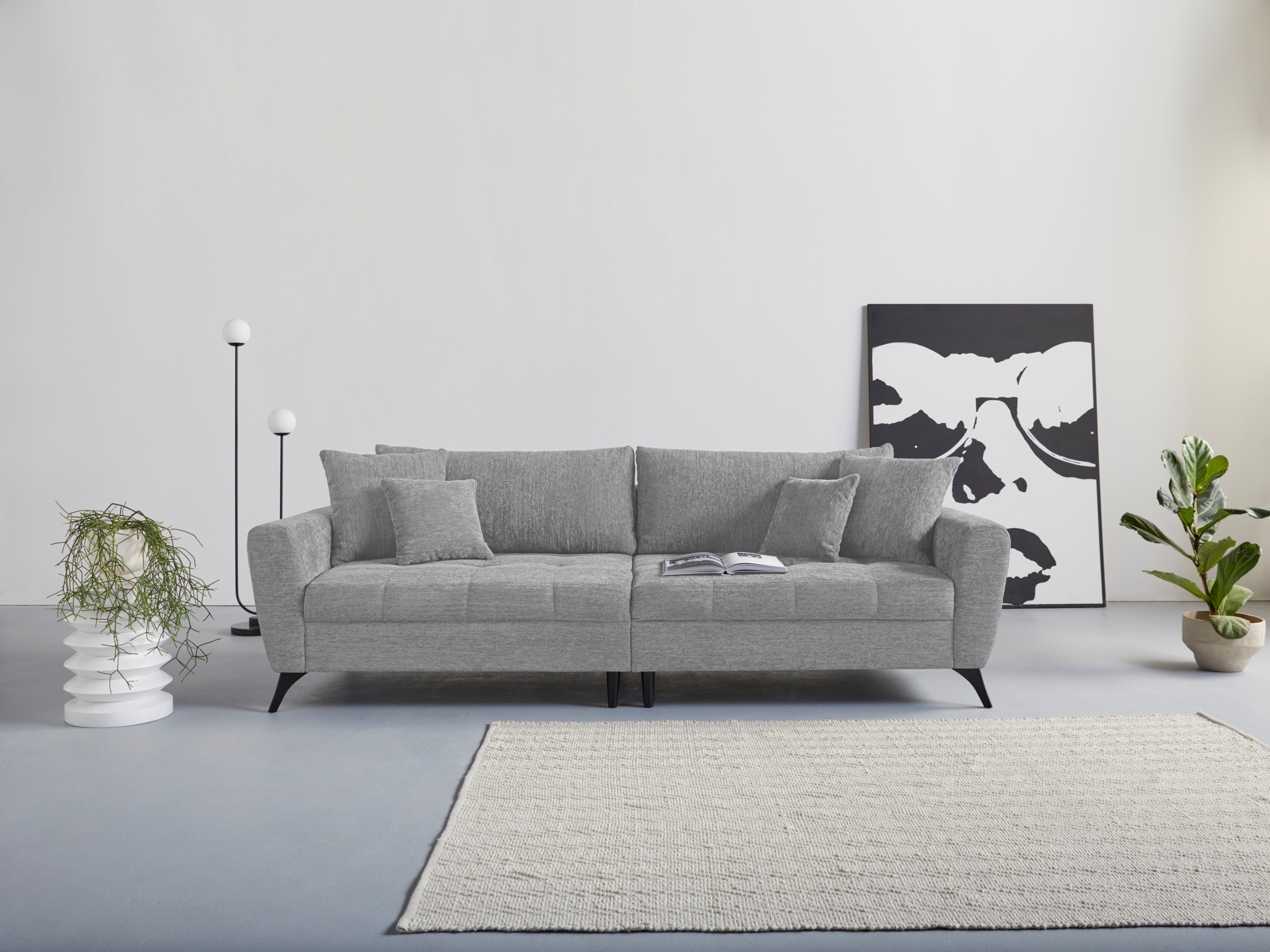 INOSIGN clean-Bezug Belastbarkeit Lörby, auch bis pro Aqua Sitzplatz, mit 140kg Big-Sofa