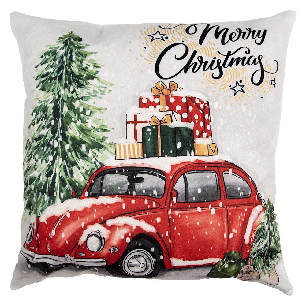 Clayre & Eef Декоративные подушки Christmas, Декоративные подушки Подушкиbezüge ohne Füllung Polyester 45x45 cm