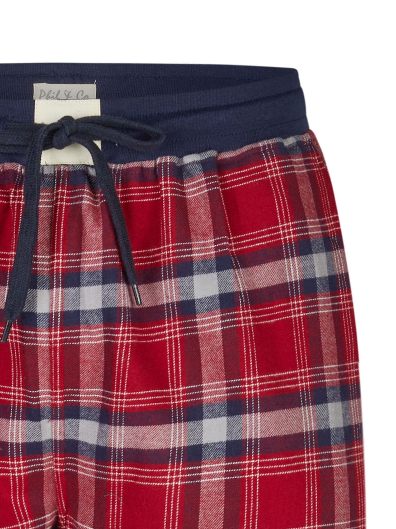 Phil & Co. Pyjamahose Flanell Schlafhose, Nacht Hose, Loungehose günstig online kaufen