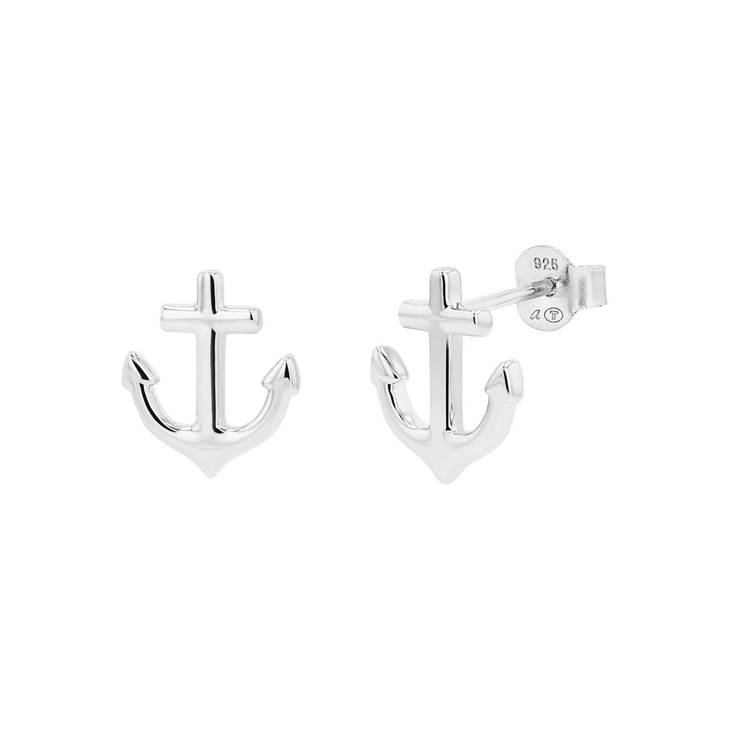 TOM TAILOR Paar Ohrstecker Anker-Motiv