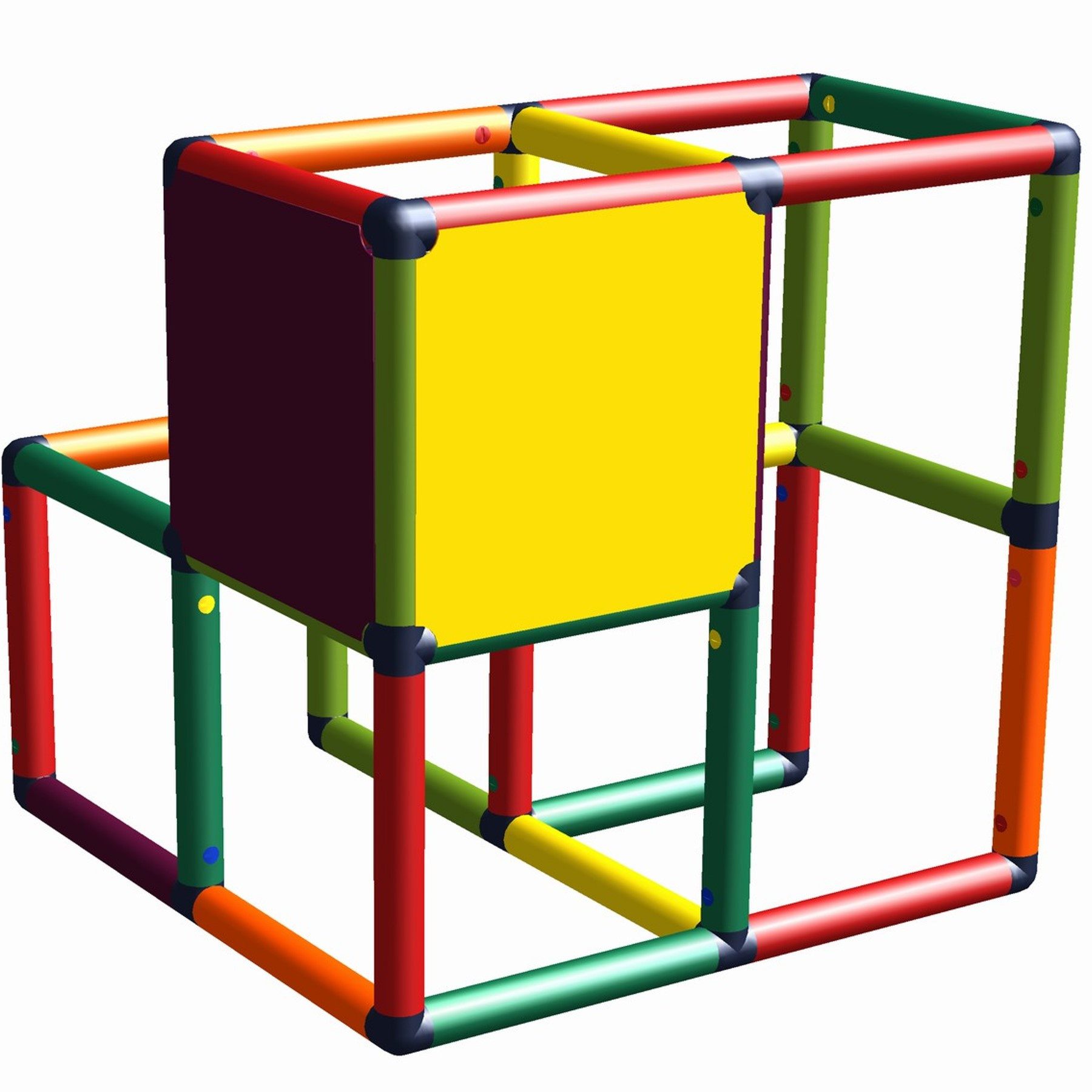 move and stic Klettergerüst MAS-6250 Dean multicolor, (Set)