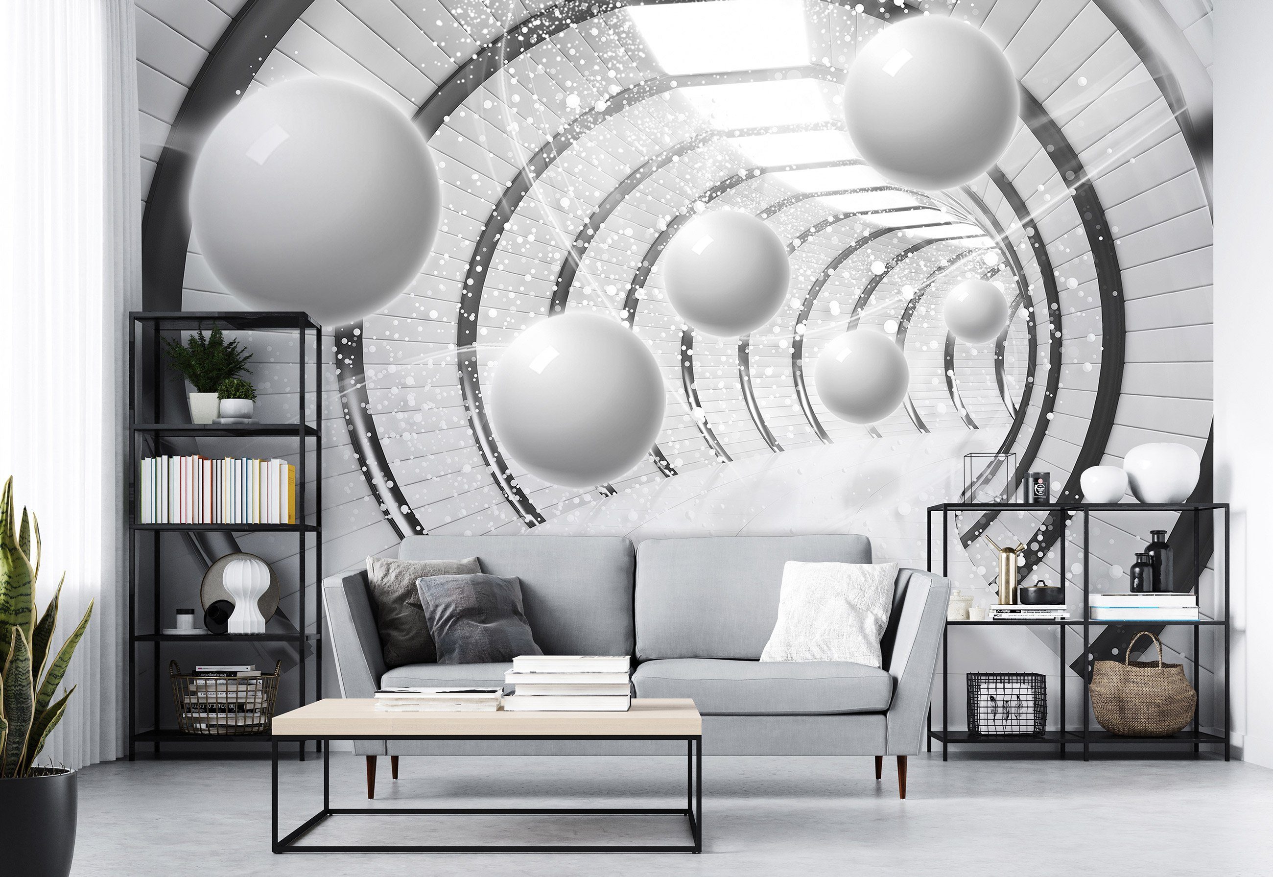 Wallarena Fototapete 3D EFFEKT Tunnel Abstrakt günstig online kaufen