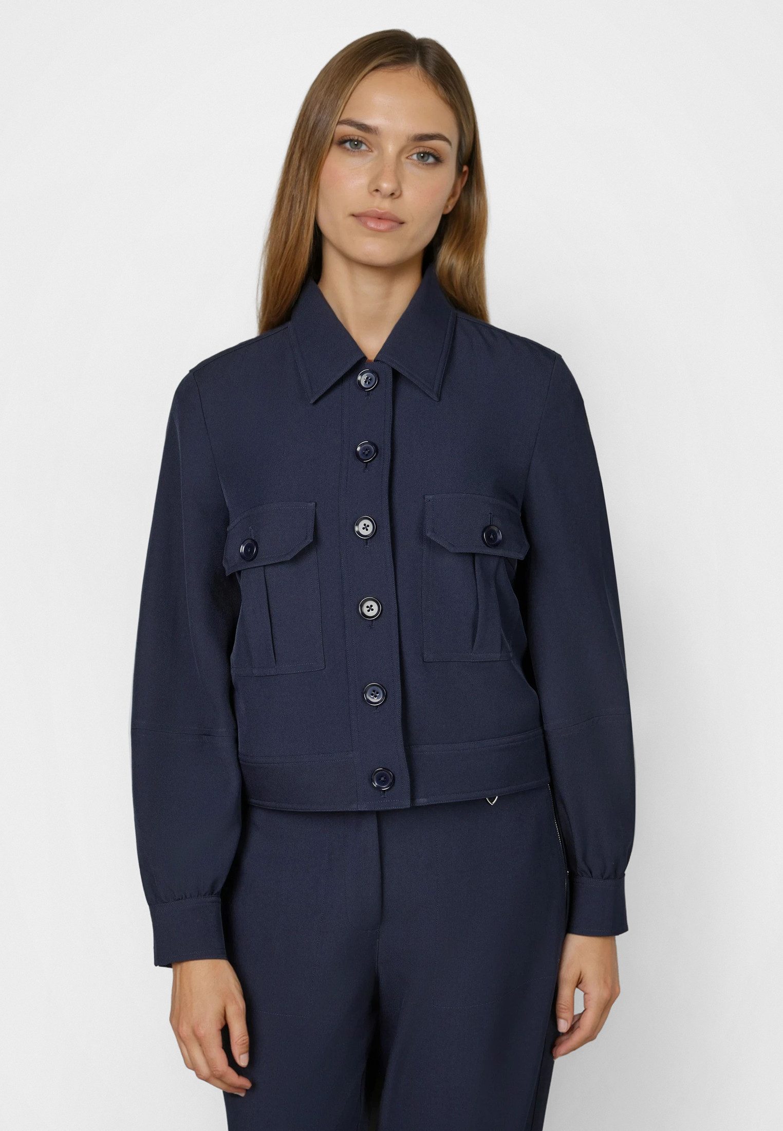 MARC AUREL Longblazer mit sportiven Details