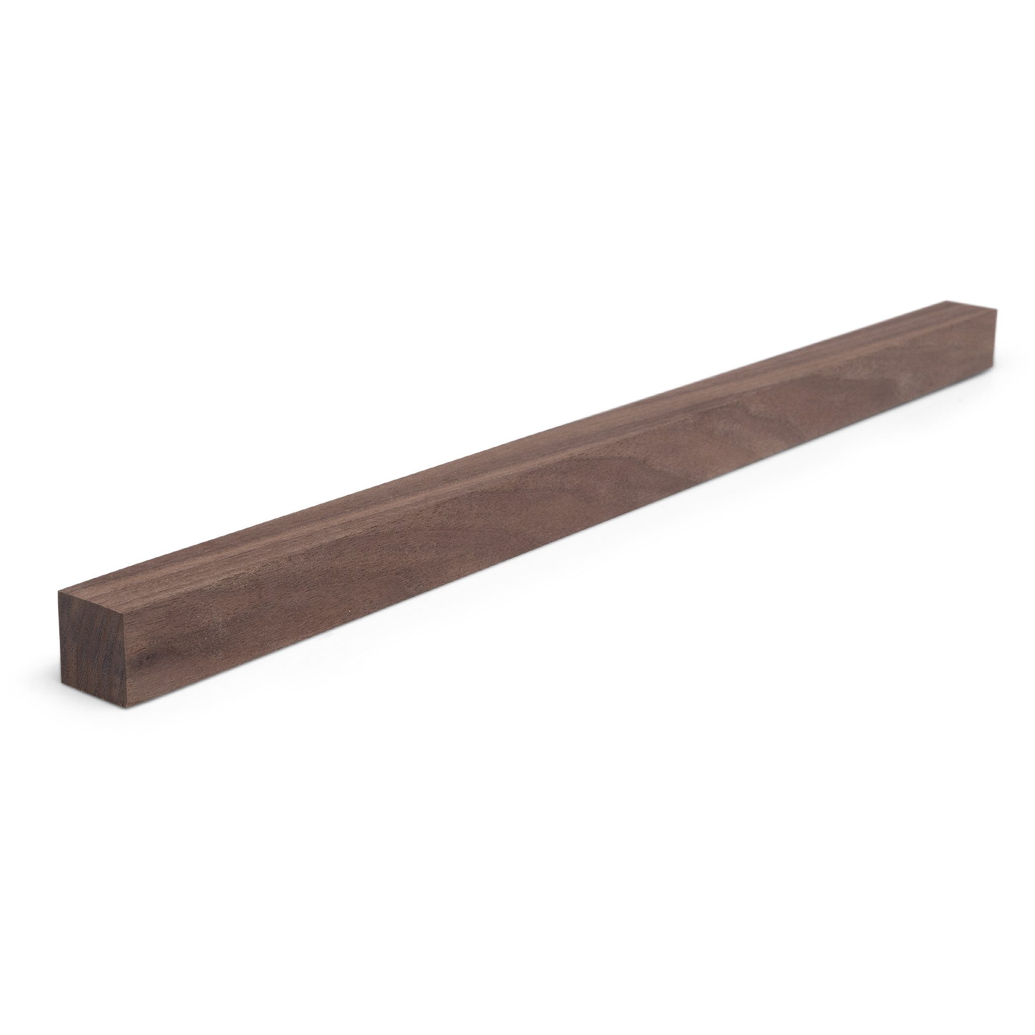 Woodsellers Kantholz Holzleiste - Nussbaum gehobelt - 25 x 25 x 600 mm, (1-tlg), Woodsellers - Massivholzleiste - Nussbaum gehobelt - 25x25x350-1000mm