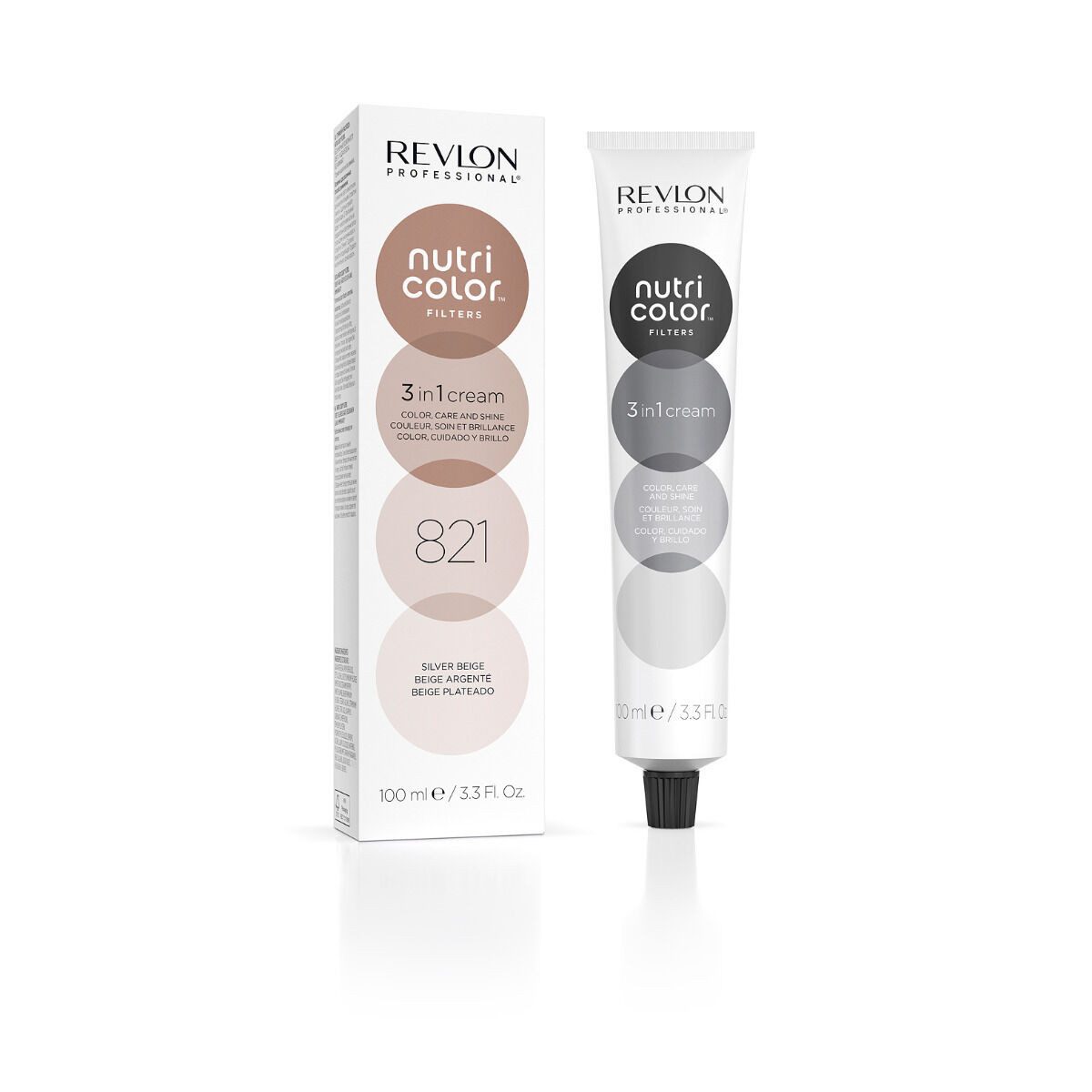Haarfarbe Revlon Nutri Color Filters 821 Silver Beige 100ml
