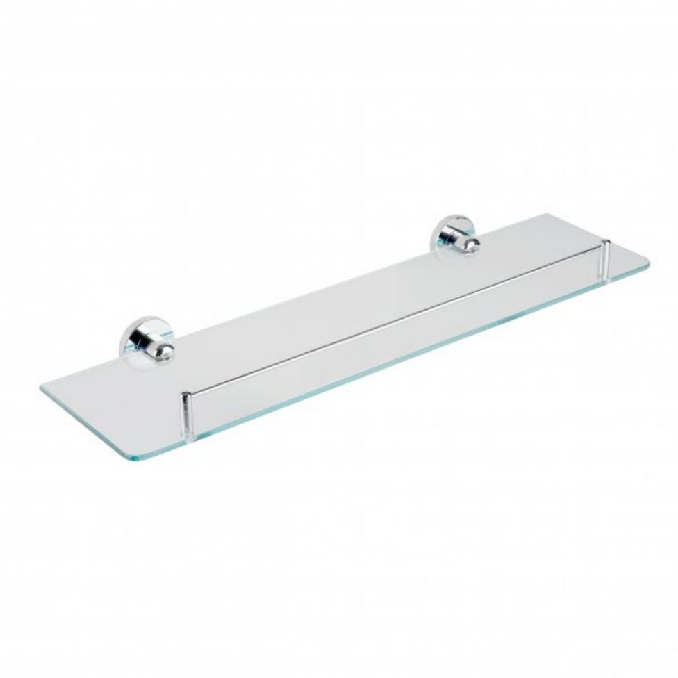 axentia Badregal Badablage Napoli,verchr., mit Glasboden günstig online kaufen