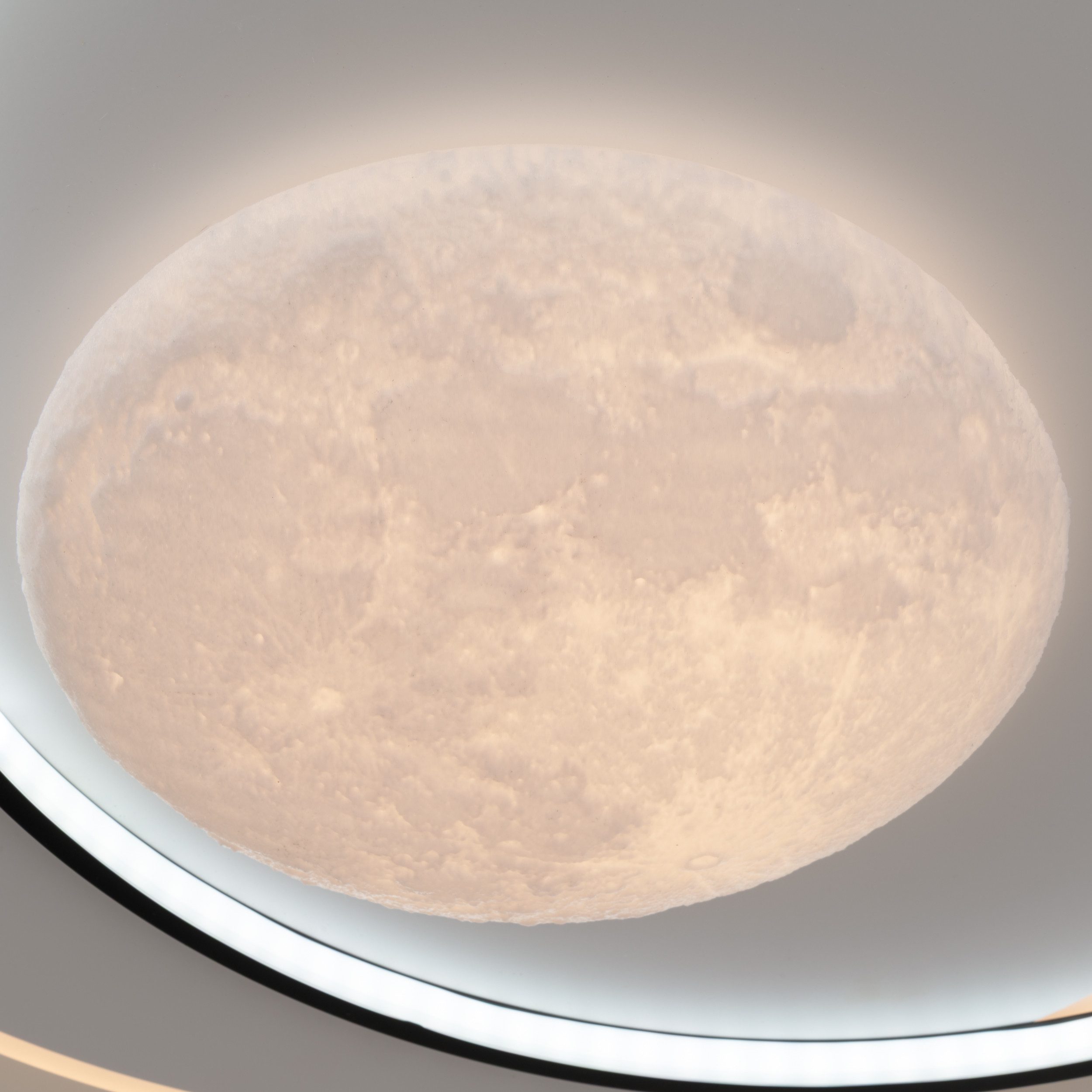 OTTO home LED Deckenleuchte Lianna, CCT - über Fernbedienung, Dimmfunktion, Memoryfunktion, Nachtlichtfunktion, mehrere Helligkeitsstufen, LED wechselbar, warmweiß - kaltweiß, Mondoptik, Memory-, Nachtlicht-, CCT-Funktion, dimmbar, Fernbedienung