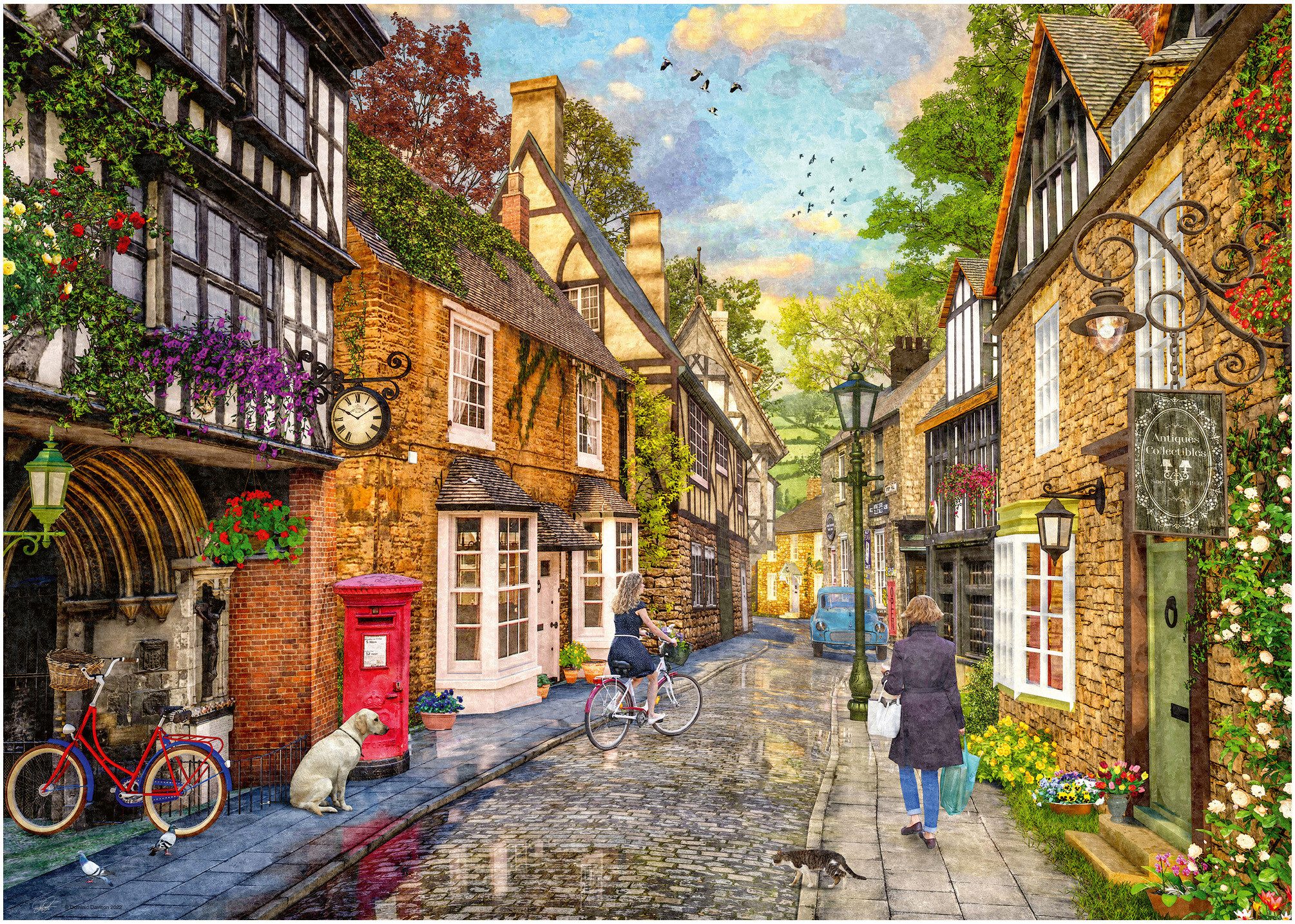 Ravensburger Puzzle Meadow Hill Lane, 1000 Puzzleteile, Made in Germany