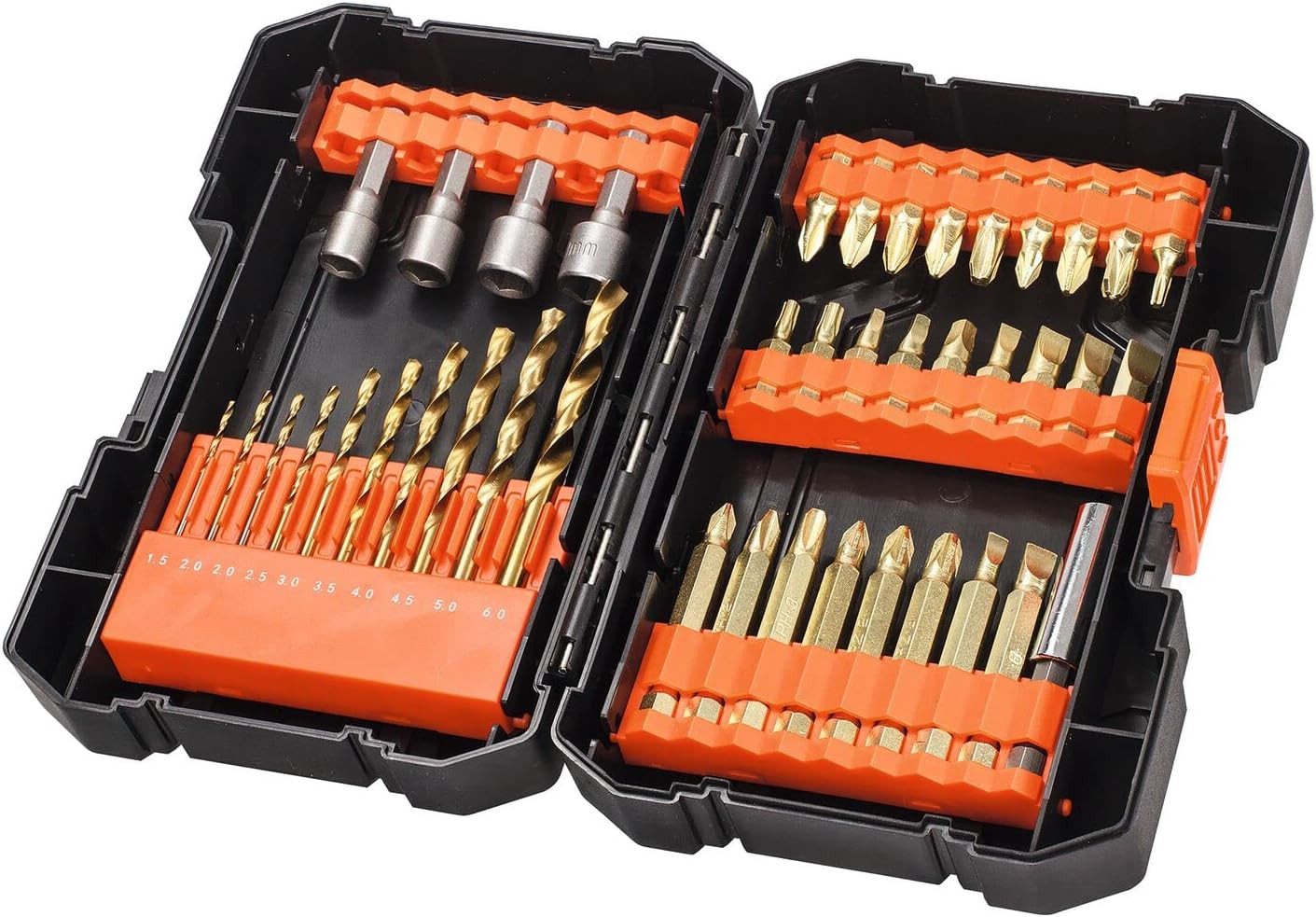 Black + Decker Bit-Set Bohrer- und Bit-Set, 41 Teile, 1-St.