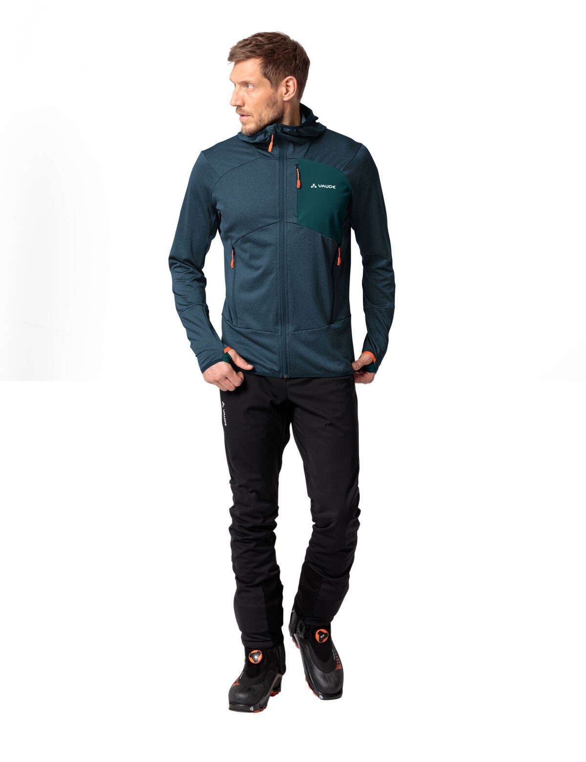 sea/green VAUDE Fleece Monviso Outdoorjacke (1-St) dark Jacket II kompensiert Klimaneutral Men's