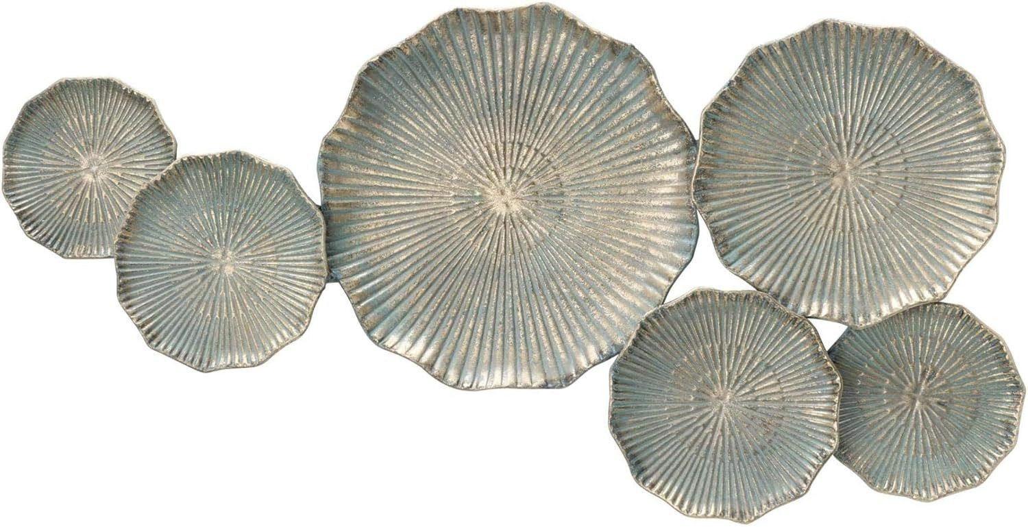 Wanddekoobjekt Wanddeko Metall Kaktusform Modernes Wandobjekt 90 cm Wandbild