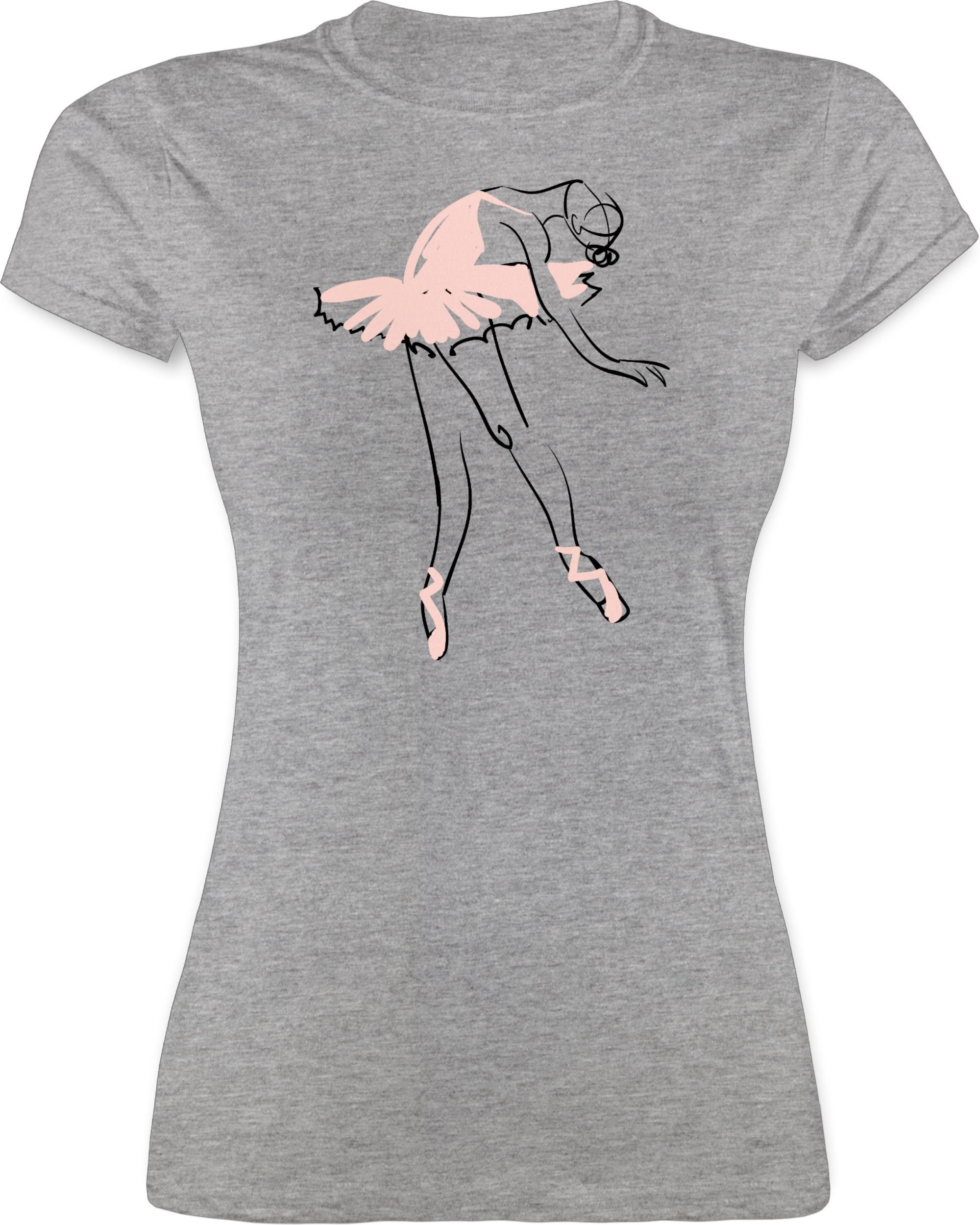 Shirtracer T-Shirt »Balletttänzerin Ballerina - Tanzen Geschenk - Damen  Premium T-Shirt« Ballett Kleidung & Co. online kaufen | OTTO