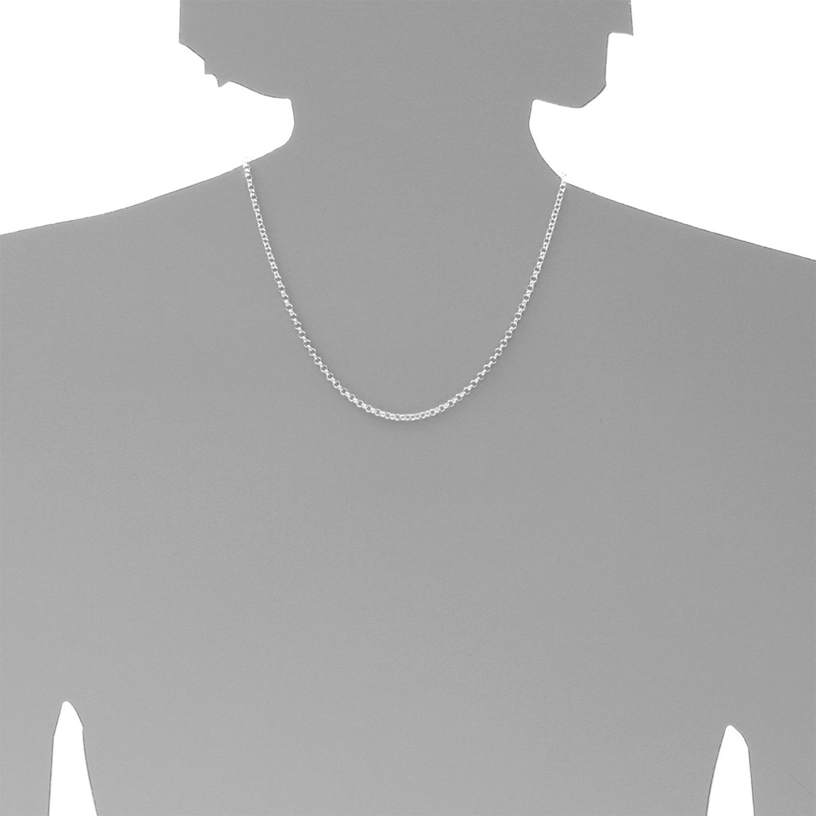 OSTSEE-SCHMUCK Silberkette Ostsee-Schmuck Kette Erbs 3,0 günstig online kaufen