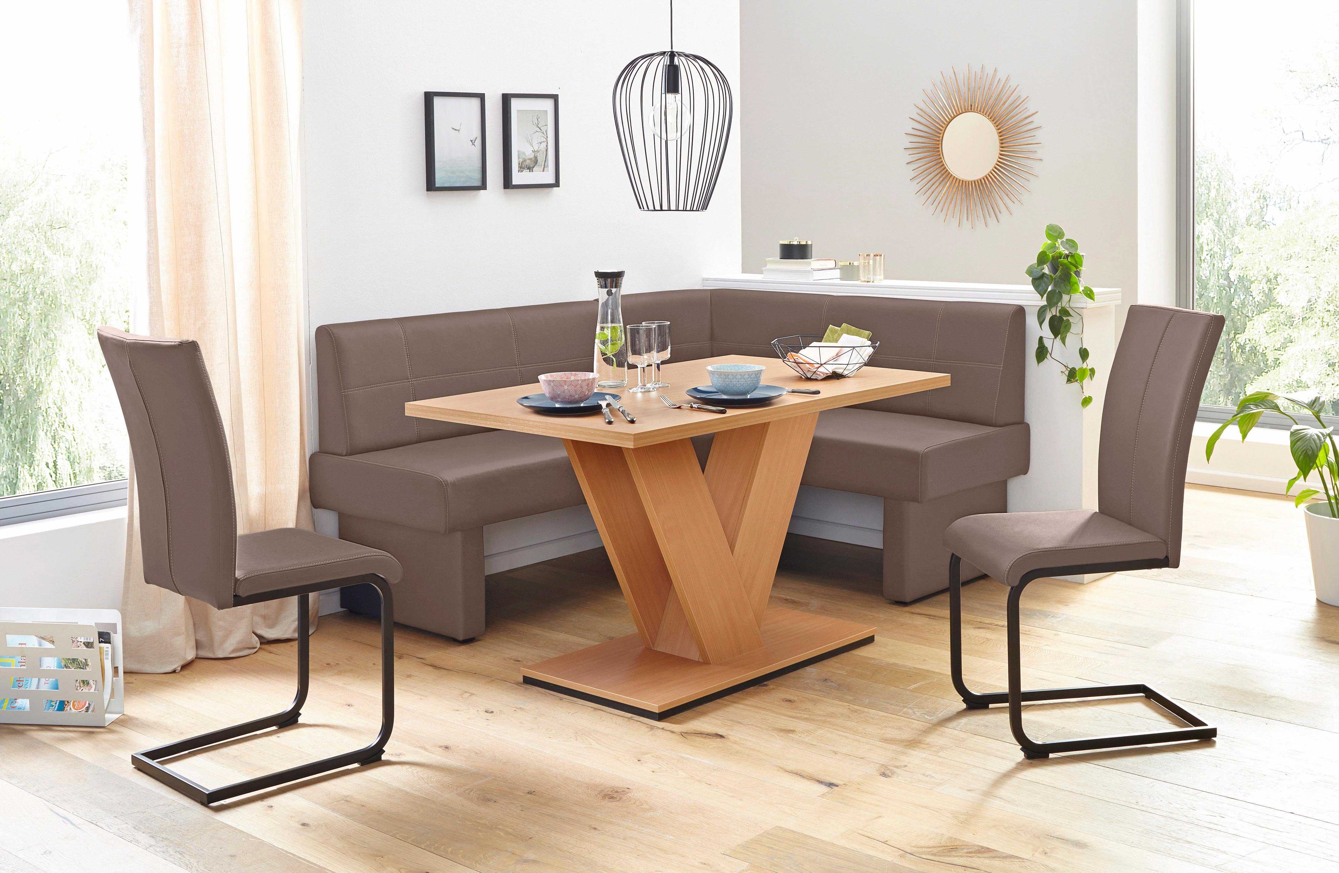 Home affaire Freischwinger "Nils", (Set), 2 St., Kunstleder, Stuhl belastba günstig online kaufen