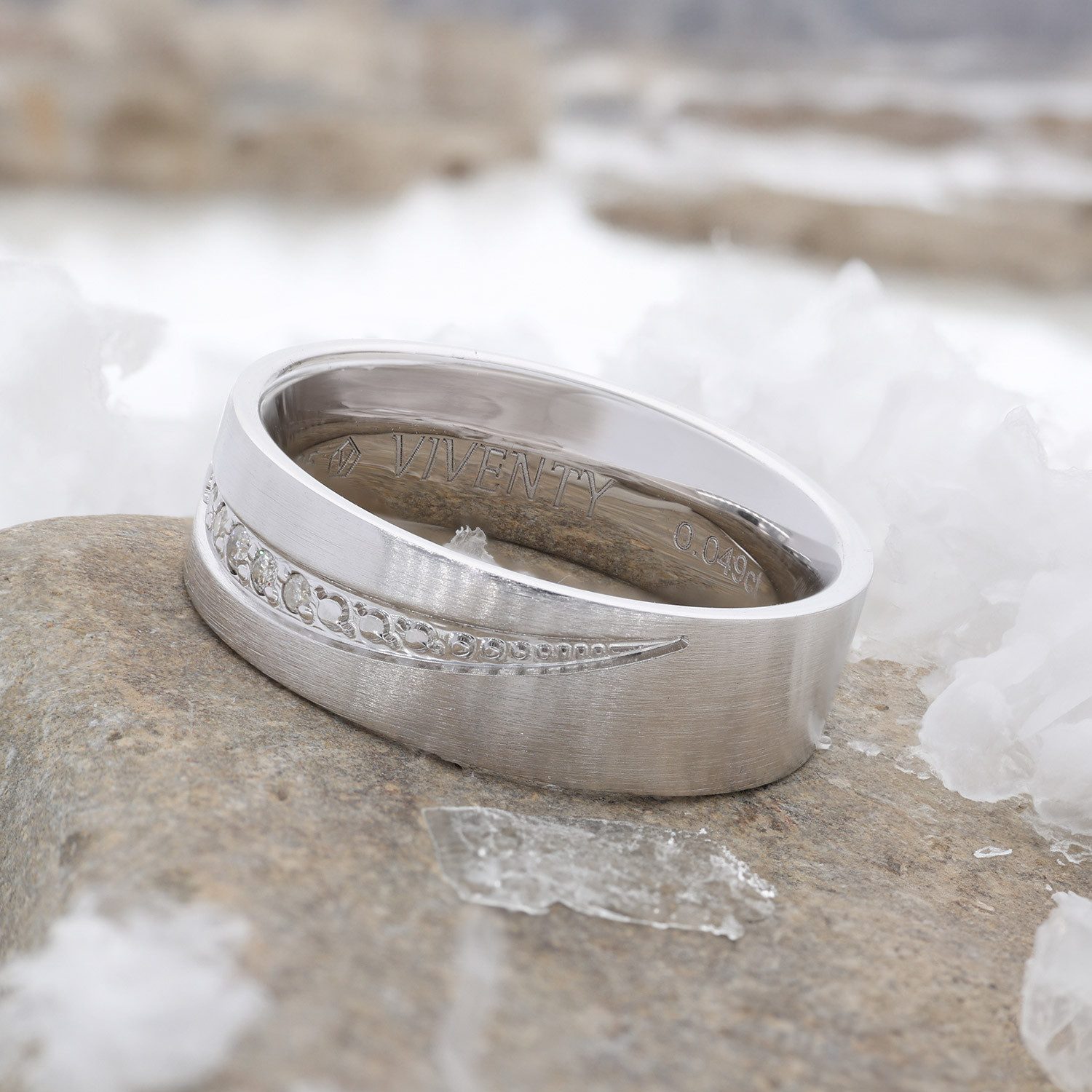 VIVENTY by Adler Silberring 925 Silberring für Damen mit Diamanten Verlobun günstig online kaufen