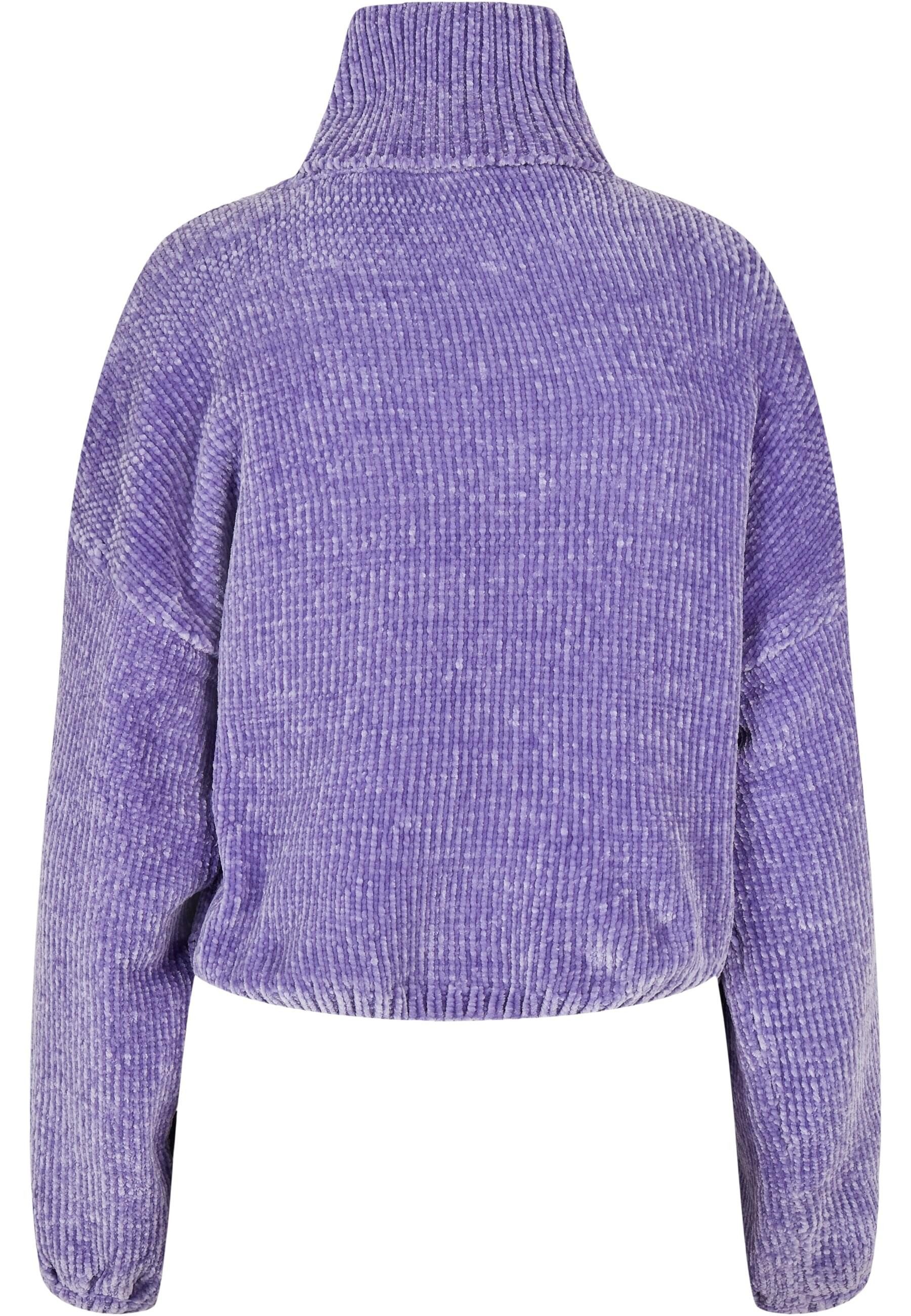 URBAN CLASSICS Sweatshirt Urban Classics Damen Ladies Short Chenille Turtle günstig online kaufen