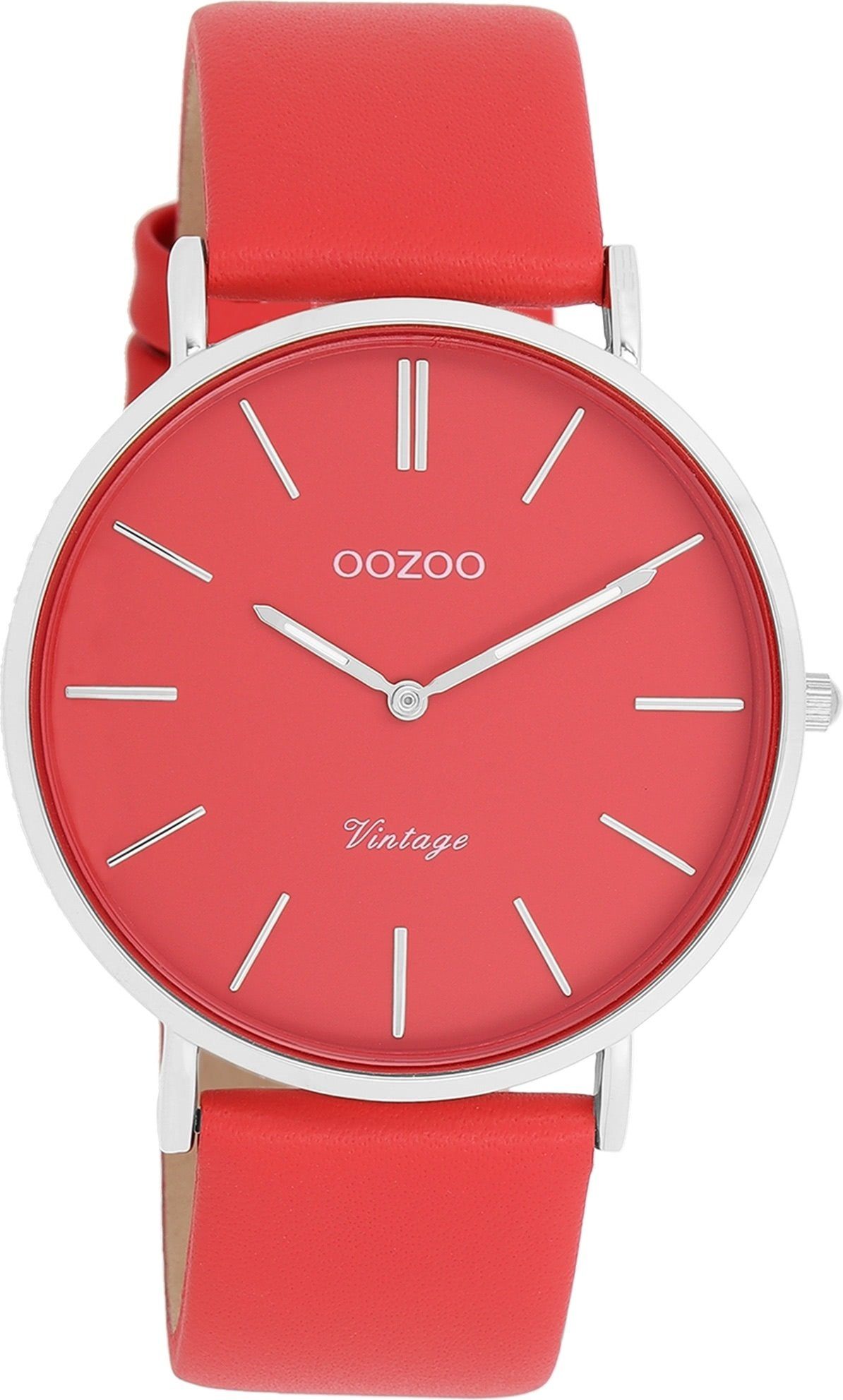 Quarzuhr Oozoo Damen Armbanduhr Vintage Analog