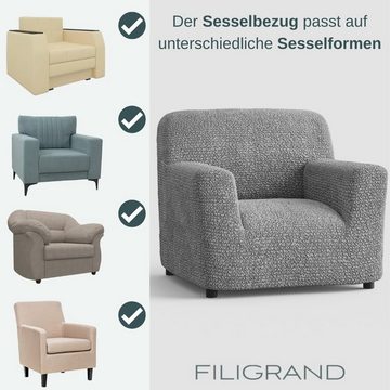 Sesselhusse Bezug für Sessel, italienische Handarbeit, Paulato by GA.I.CO, blickdichter, widerstandsfähiger und langlebiger Mikrofaserstoff