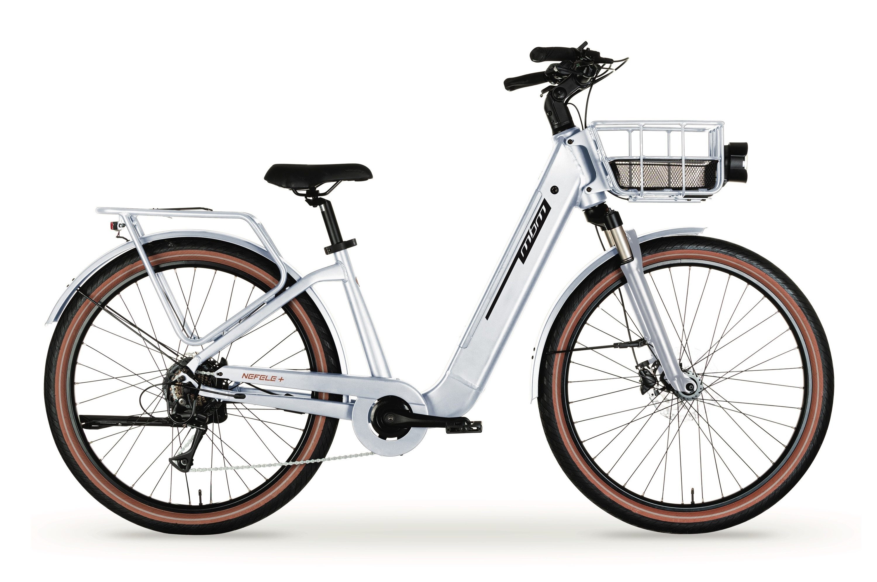 MBM E-Bike, 8 Gang 8-Gang Shimano Acera Schaltwerk, 8-Gang Shimano Acera Schaltwerk, Heckmotor, Elektro-SUV Bike NEFELE PLUS 27,5 Zoll