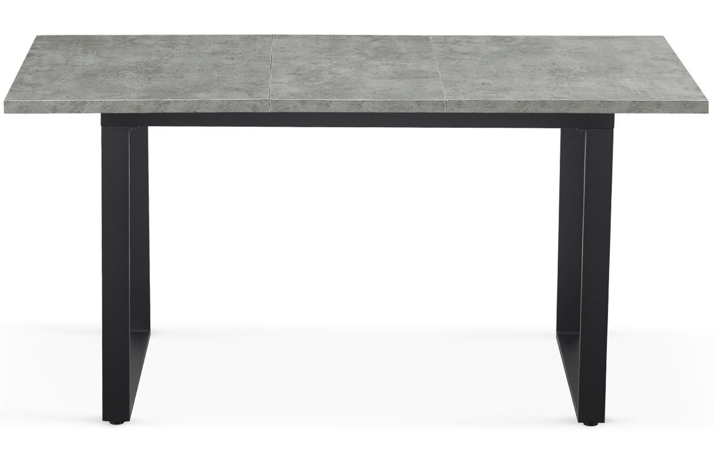 B&D home Esstisch LARS, Metallgestell schwarz oder weiß, ausziehbar 120-160 günstig online kaufen