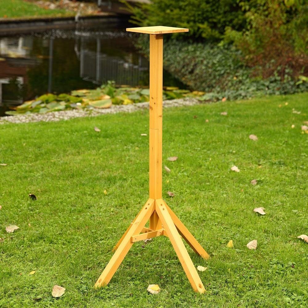 Feel2Home Vogelhausständer Ständer Vogelhaus Vogelhausständer Vogelhäuser Holz Vogelhäuschen, Zubehör für Vogelhäuser, Universell einsetzbar