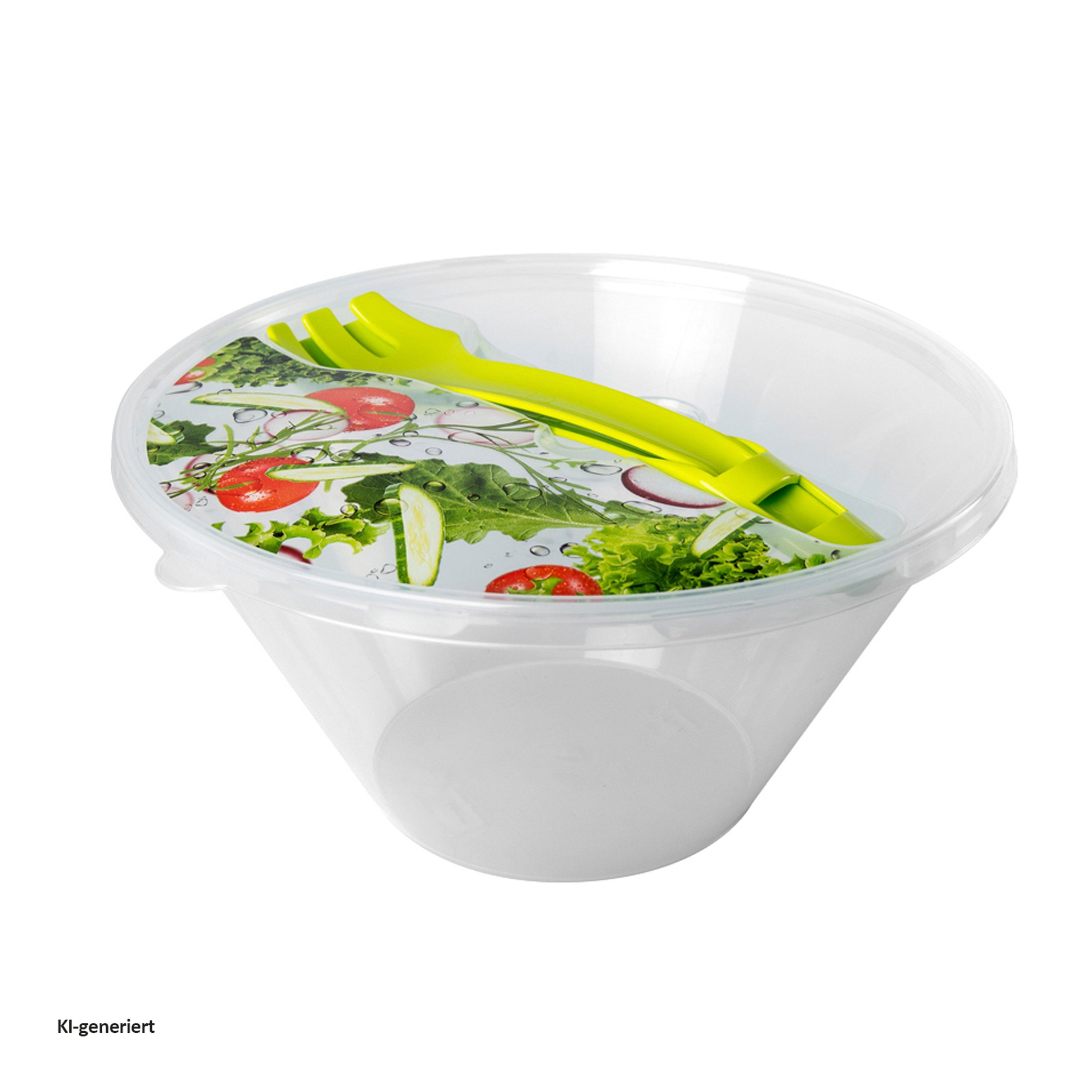 HTI-Living Salatschüssel Schüssel mit Deckel Easy Lunch, Kunststoff