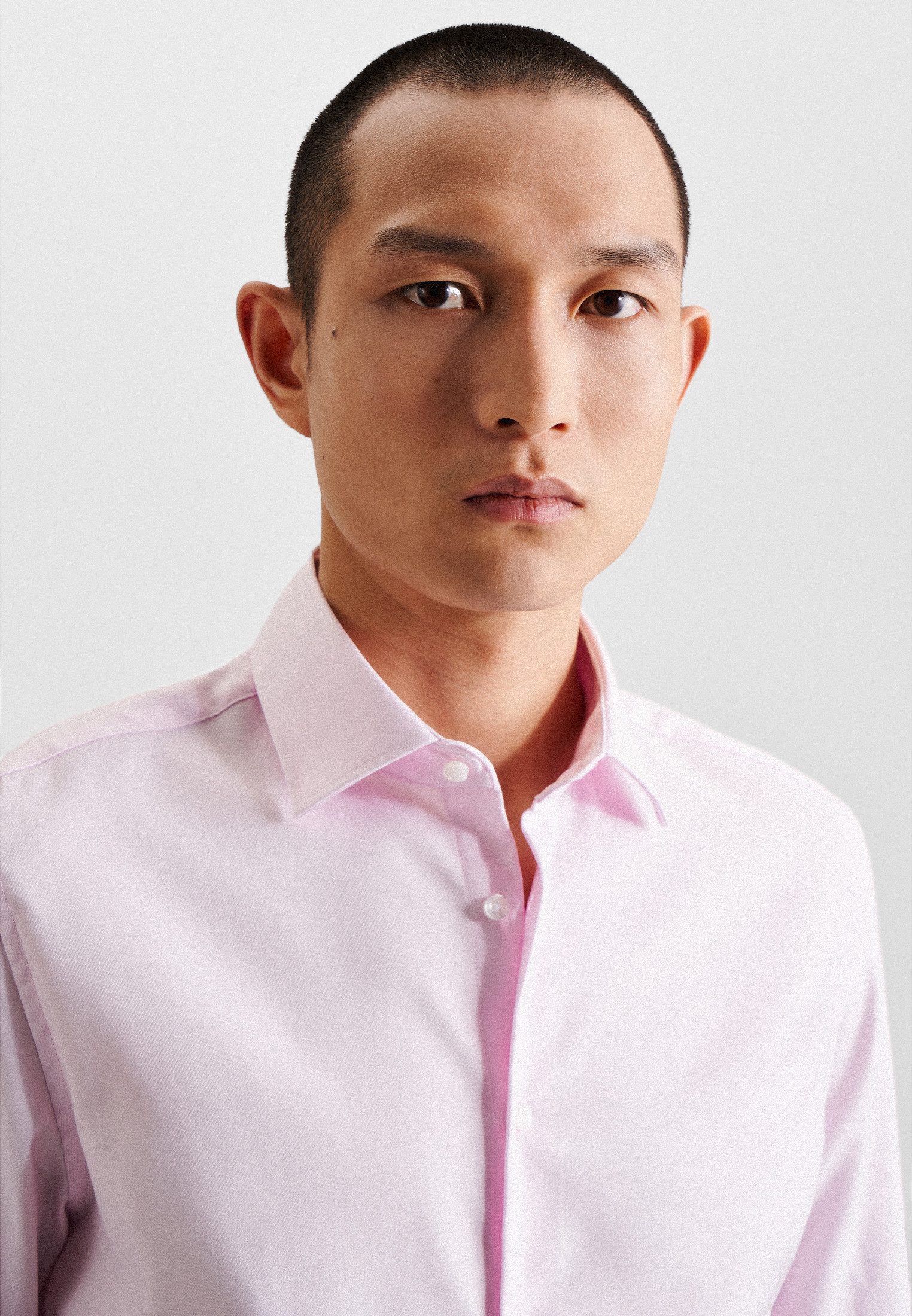 seidensticker Businesshemd Schwarze Rose Slim 1/1 Kentkragen Uni