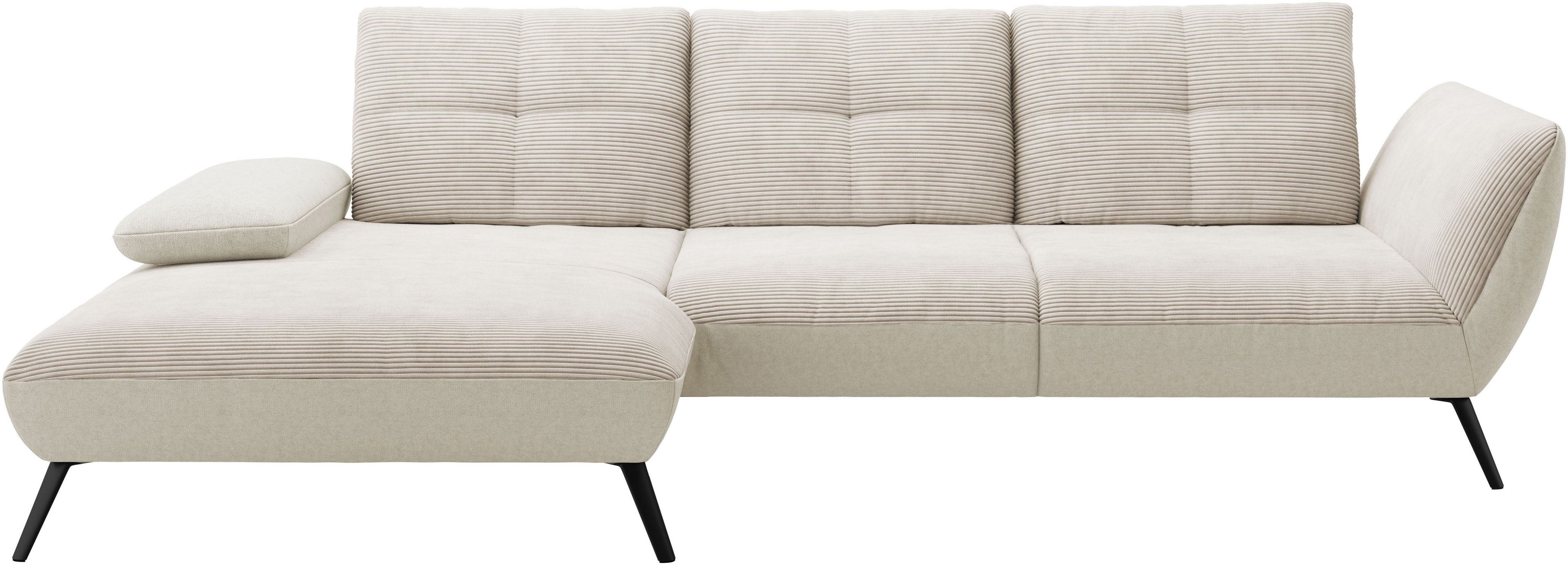 OTTO home Ecksofa Mikado L-Form, inkl. Sitztiefenverstellung und Armteilverstellung