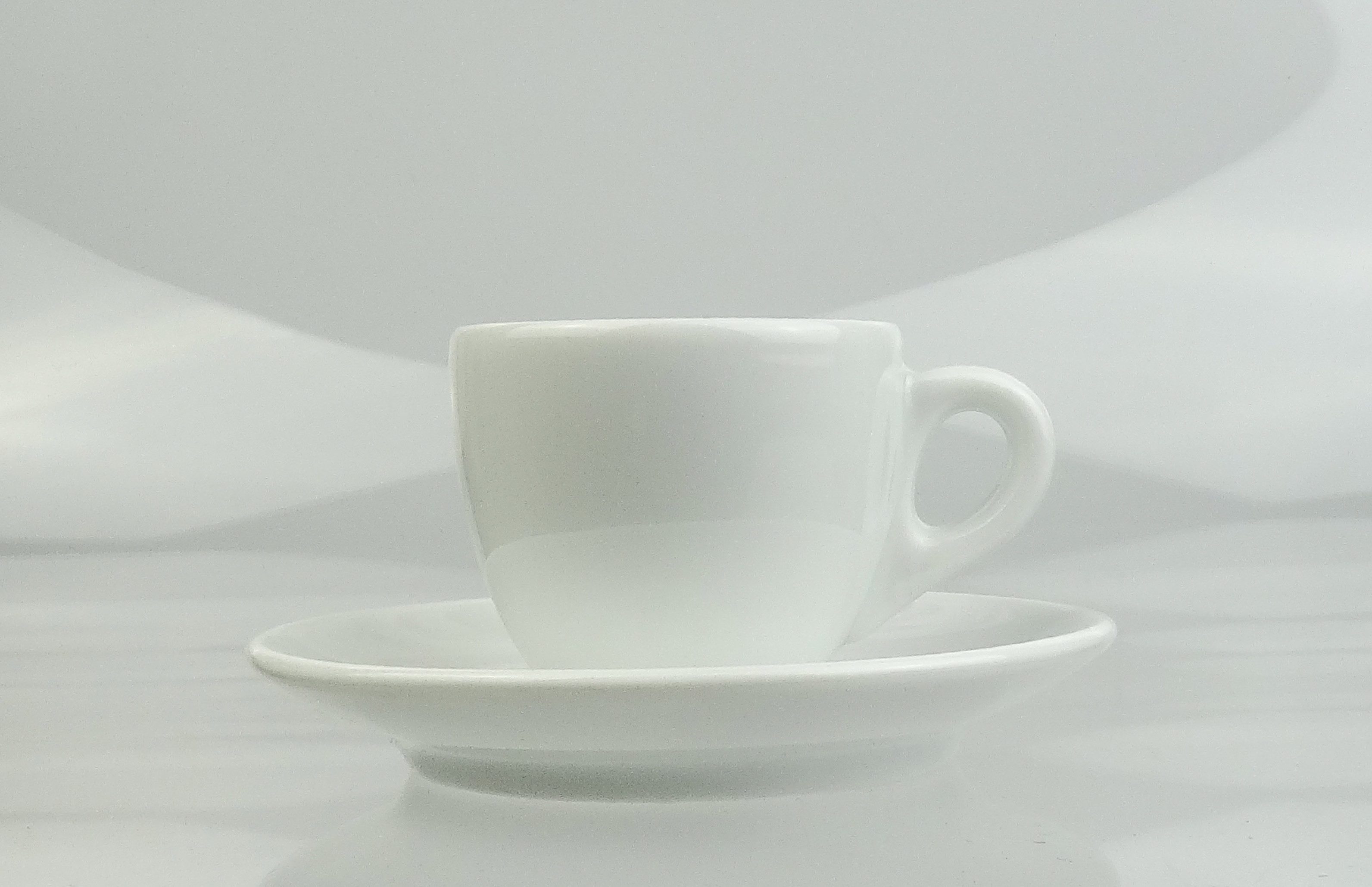 Ancap Espressotasse weiss, Made in Italy, 2-tlg., Porzellan