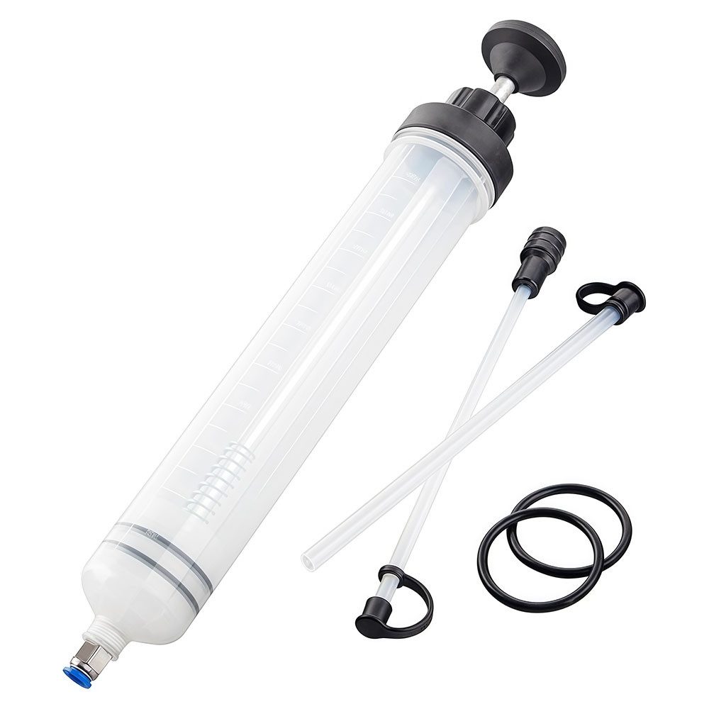 AFKSMILE Ölabsaugpumpe Ölabsaugspritze 500mL Ölspritze, Ölabsaugpistole,Handpumpe, Flüssigkeitsabsauger und Füllpumpe,Geeignet für Bremsflüssigkeit Motor