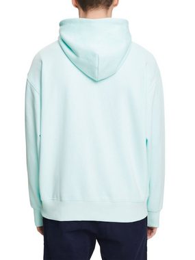 Esprit Sweatshirt Kapuzensweatshirt aus Fleece mit Logo (1-tlg)
