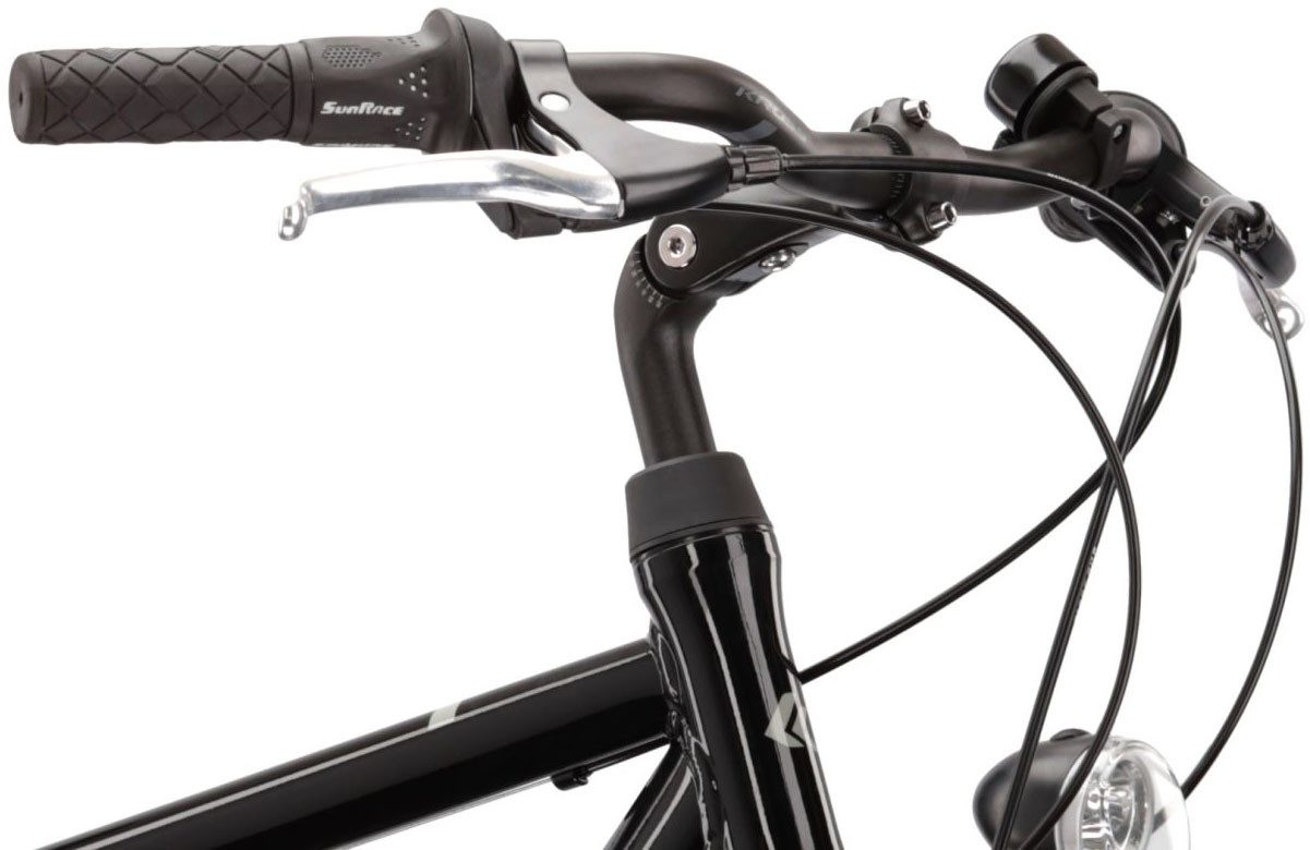 Kross Trekkingrad KROSS Trekkingrad Trans 1.0 28" schwarz, 21 Gang RDM41 Schaltwerk, Kettenschaltung