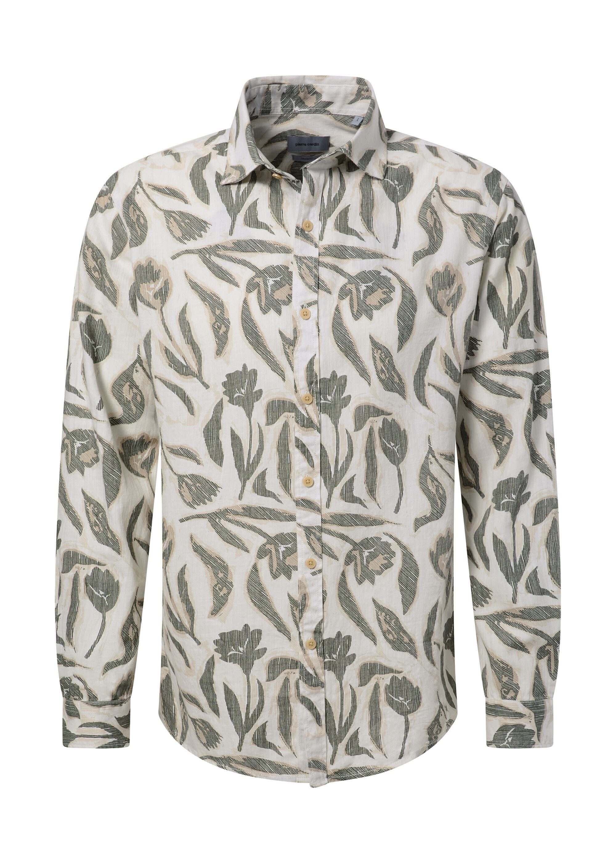 Pierre Cardin Langarmhemd im modern Fit