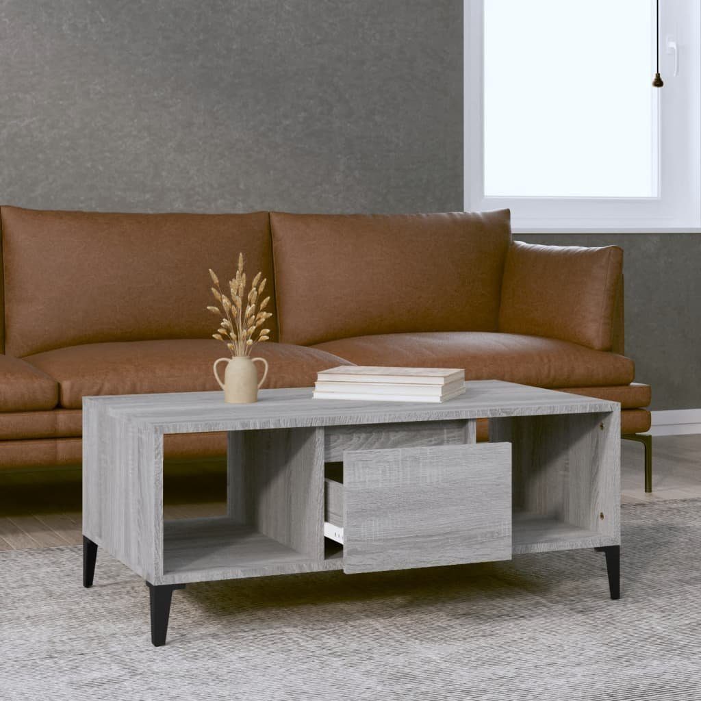 vidaXL Couchtisch Couchtisch Grau Sonoma 90x50x36,5 günstig online kaufen