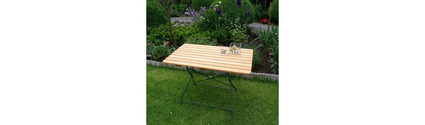 TPFGarden Gartentisch »BAD BELZIG«, Robuster Garten Holztisch Outdoor