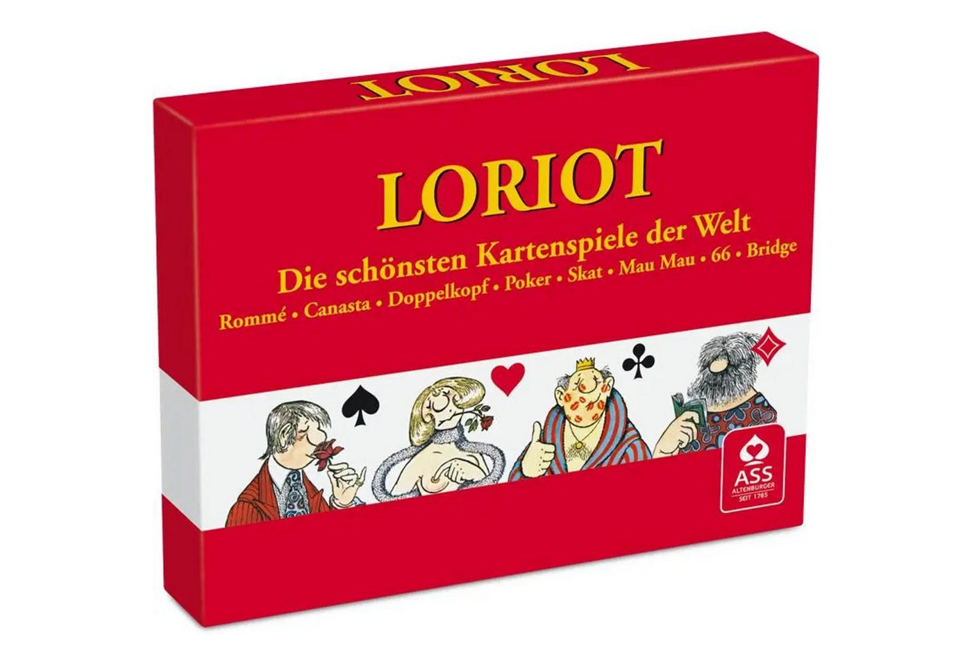 Cartamundi Spiel Loriot Rommé
