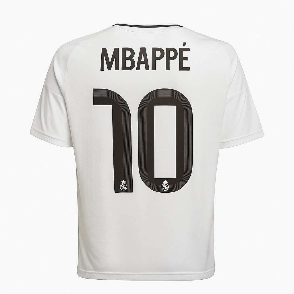 adidas Performance Fußballtrikot real home trikot 2025/2026 mit orginalbeflockung Mbappe 10