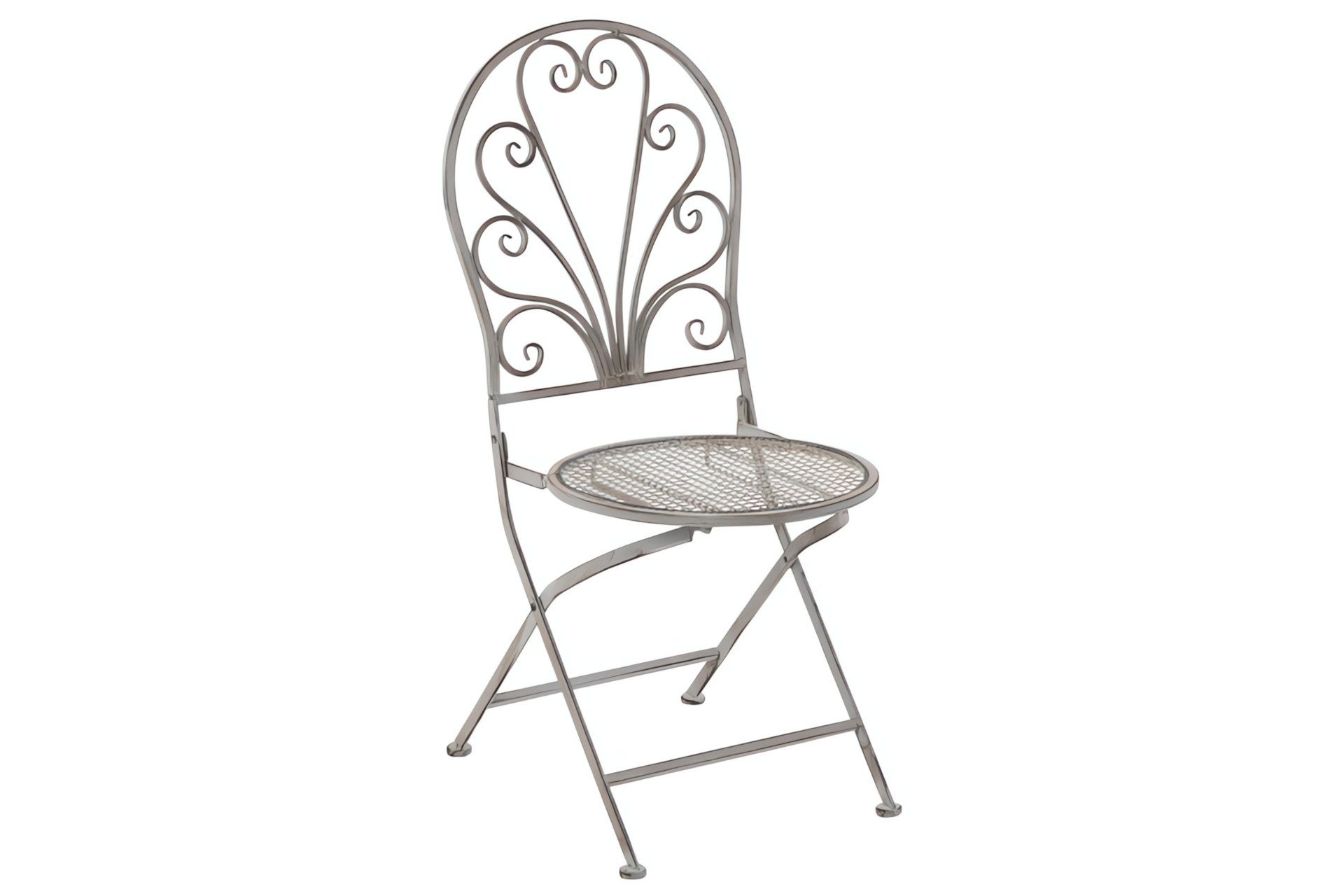 J-line Gartenstuhl Metall Stuhl Greige