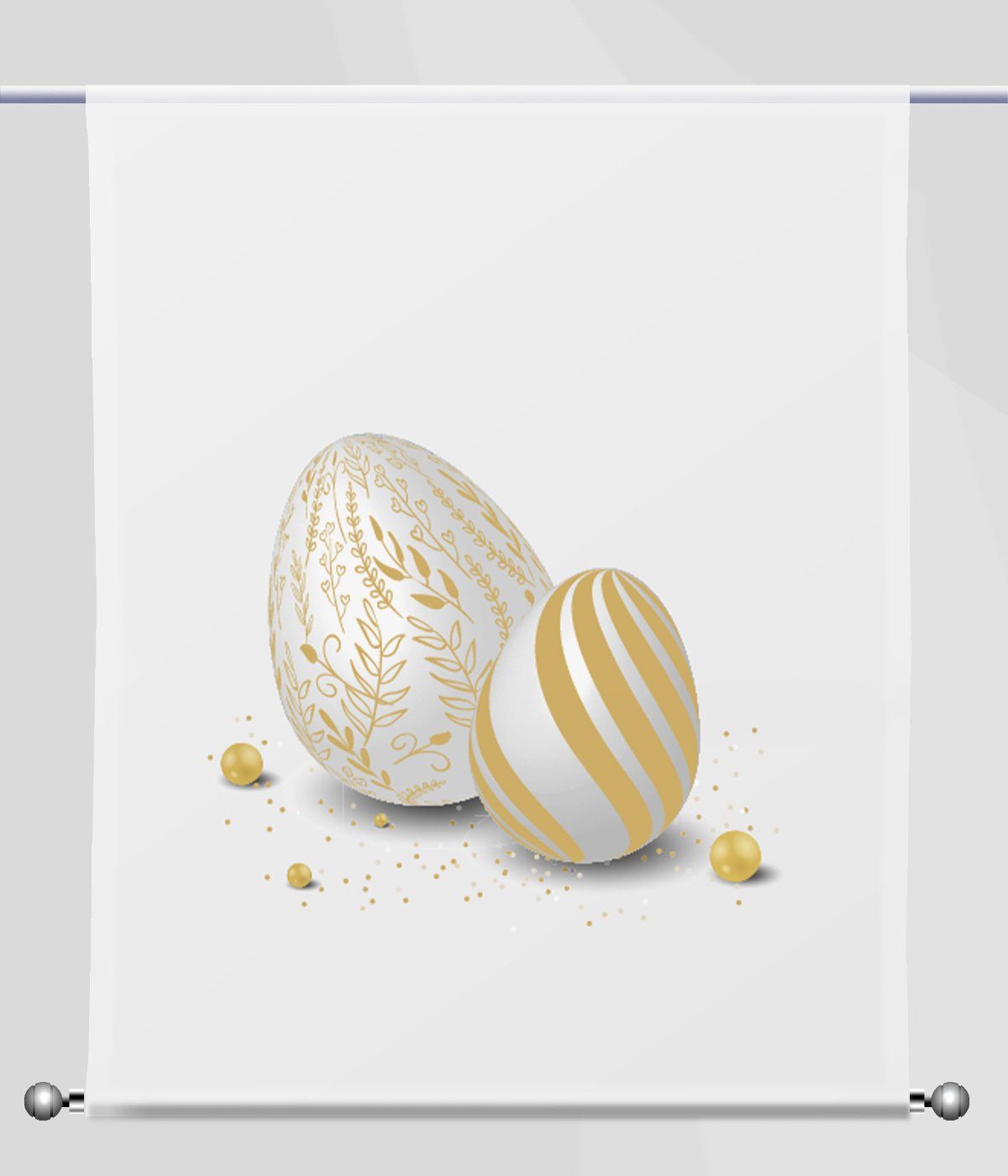 gardinen-for-life Scheibengardine Ostern moderna Xtra gold günstig online kaufen