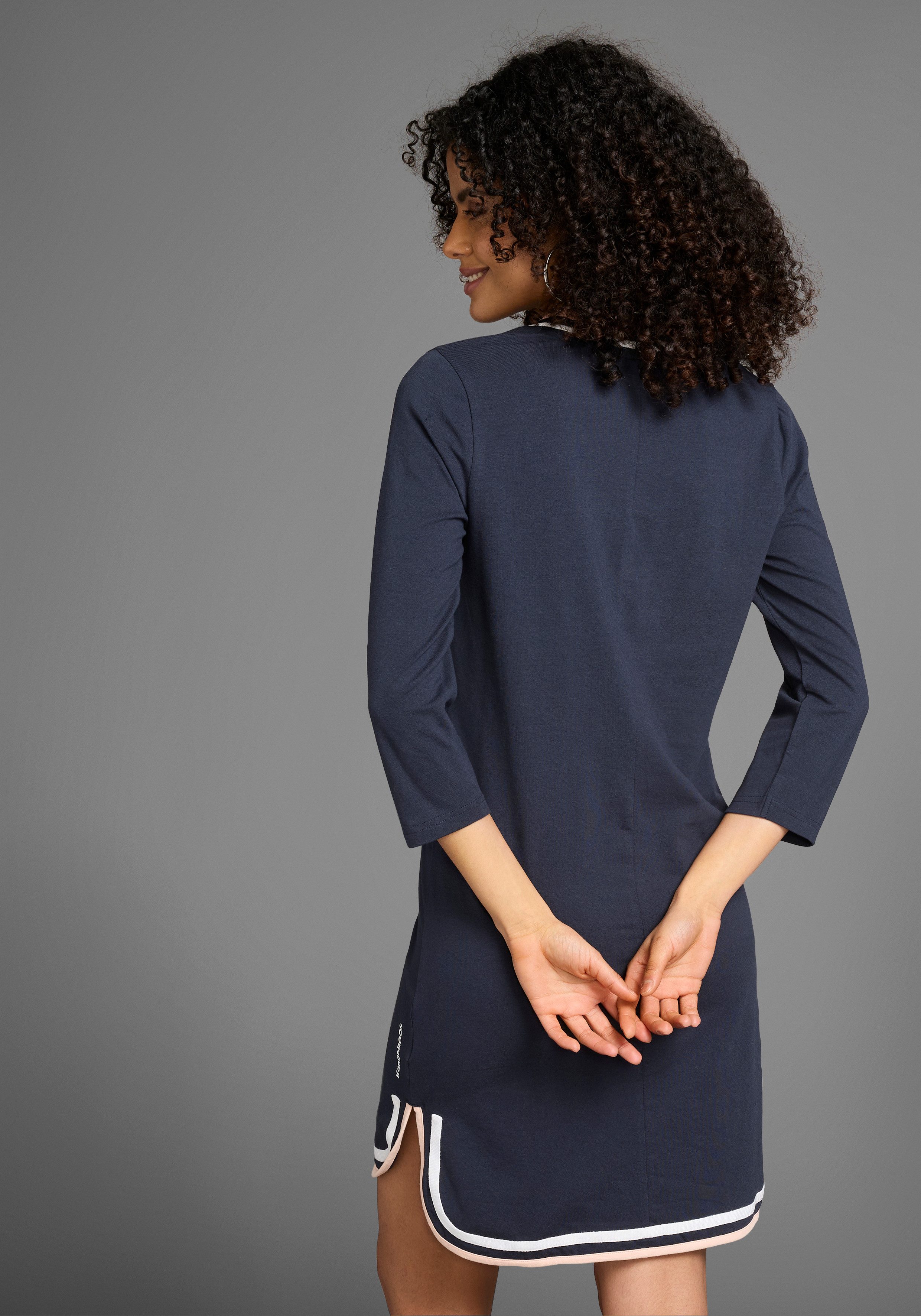 KangaROOS Shirtkleid mit Kontrast-Details - NEUE günstig online kaufen
