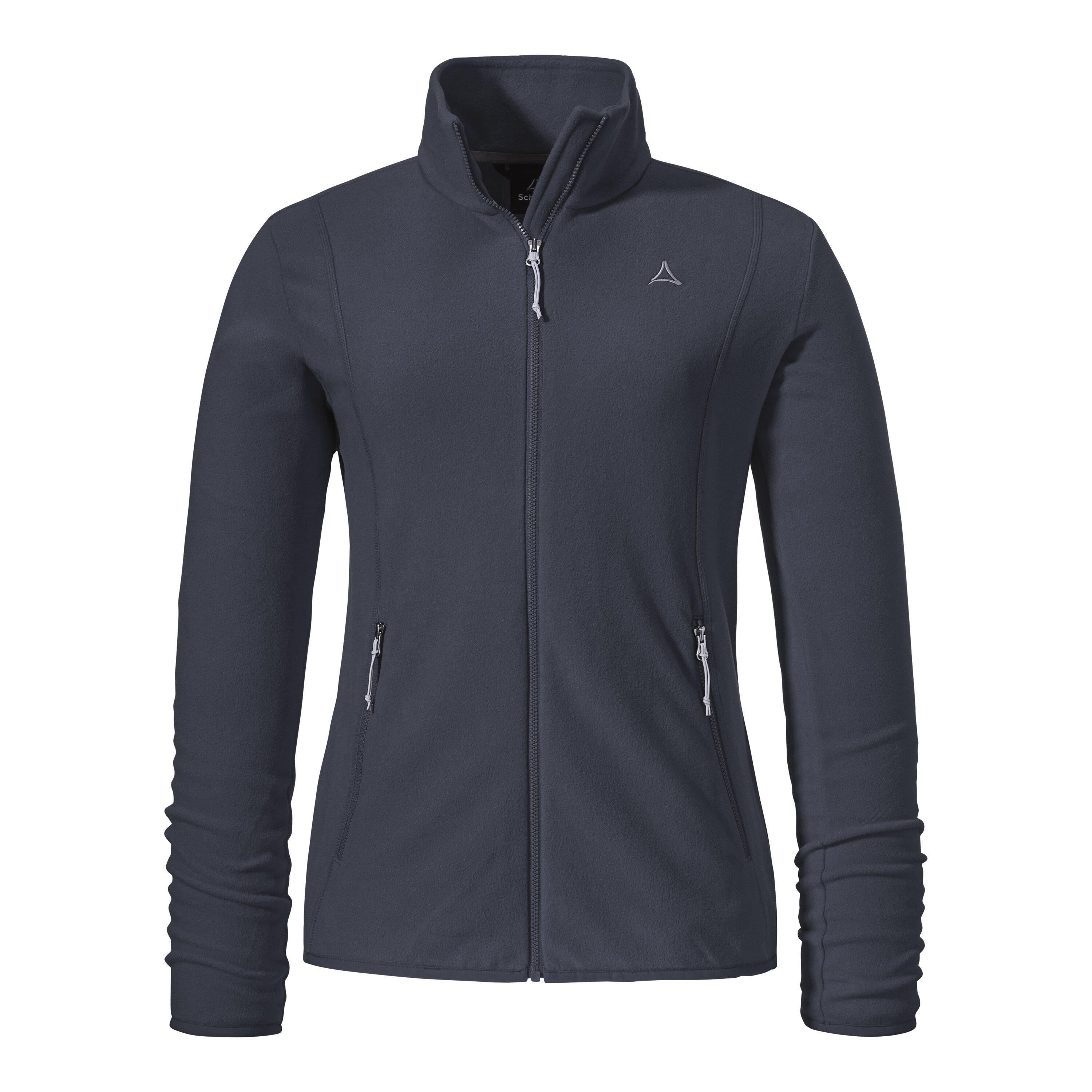 Schöffel Fleecejacke Fleece Jk Style Ash WMS hochschließender Kragen, hoch geschlossener Ausschnitt
