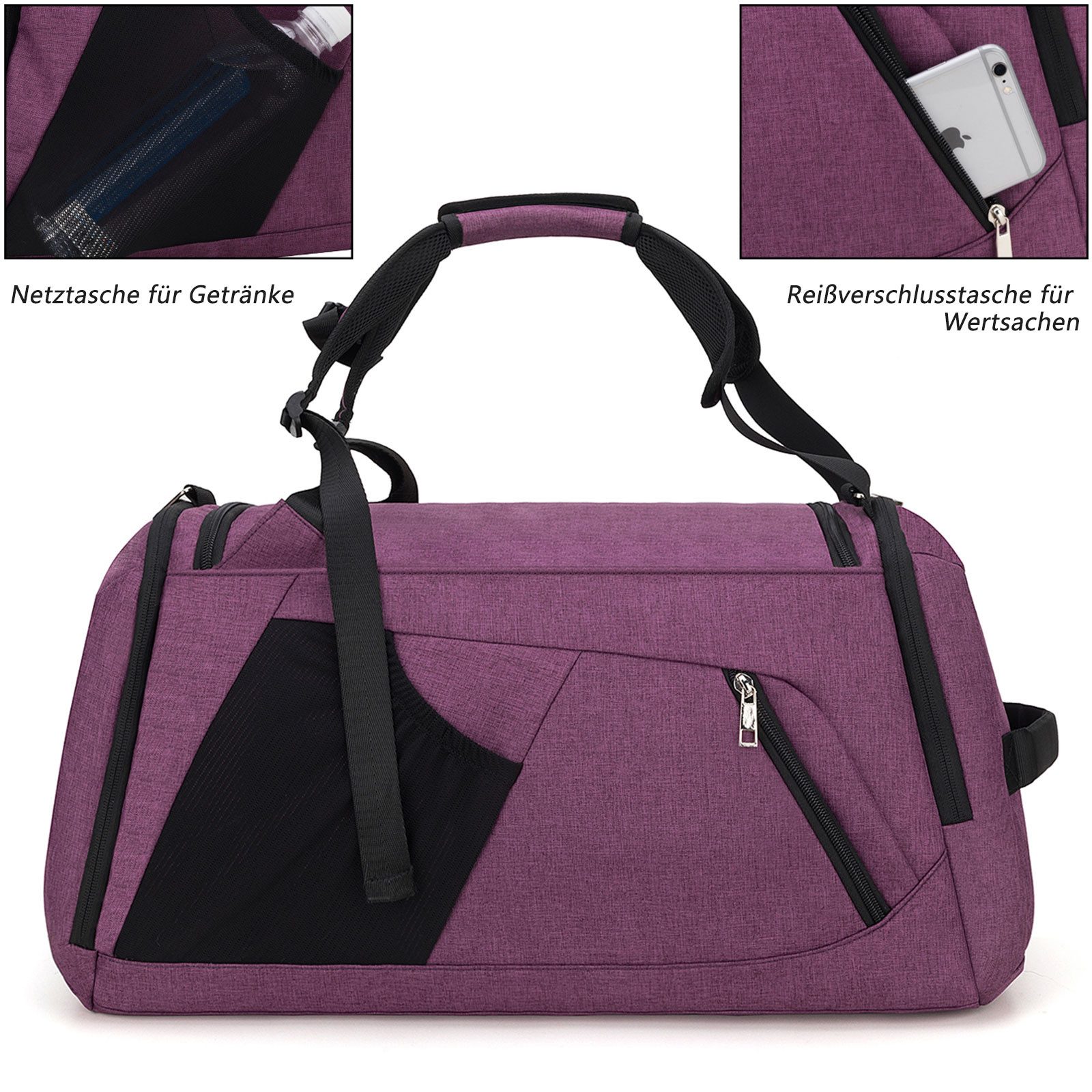 HAUSS SPOLE Sporttasche Sporttasche Reisetasche Handgepäck (Fitness Tasche günstig online kaufen