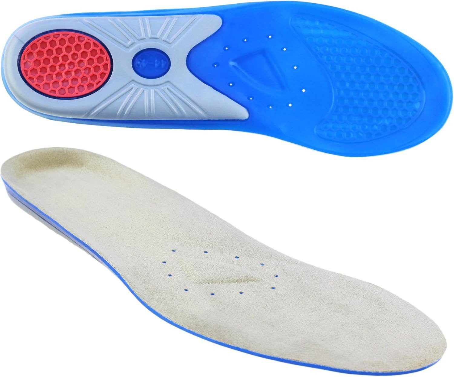 smart & gentle Gelsohlen Premium Geleinlagen für Schuhe - Schuheinlagen (Reduzierung übermäßiger Belastungen und Verbesserter Komfort für den Alltag, Sport & Arbeit)