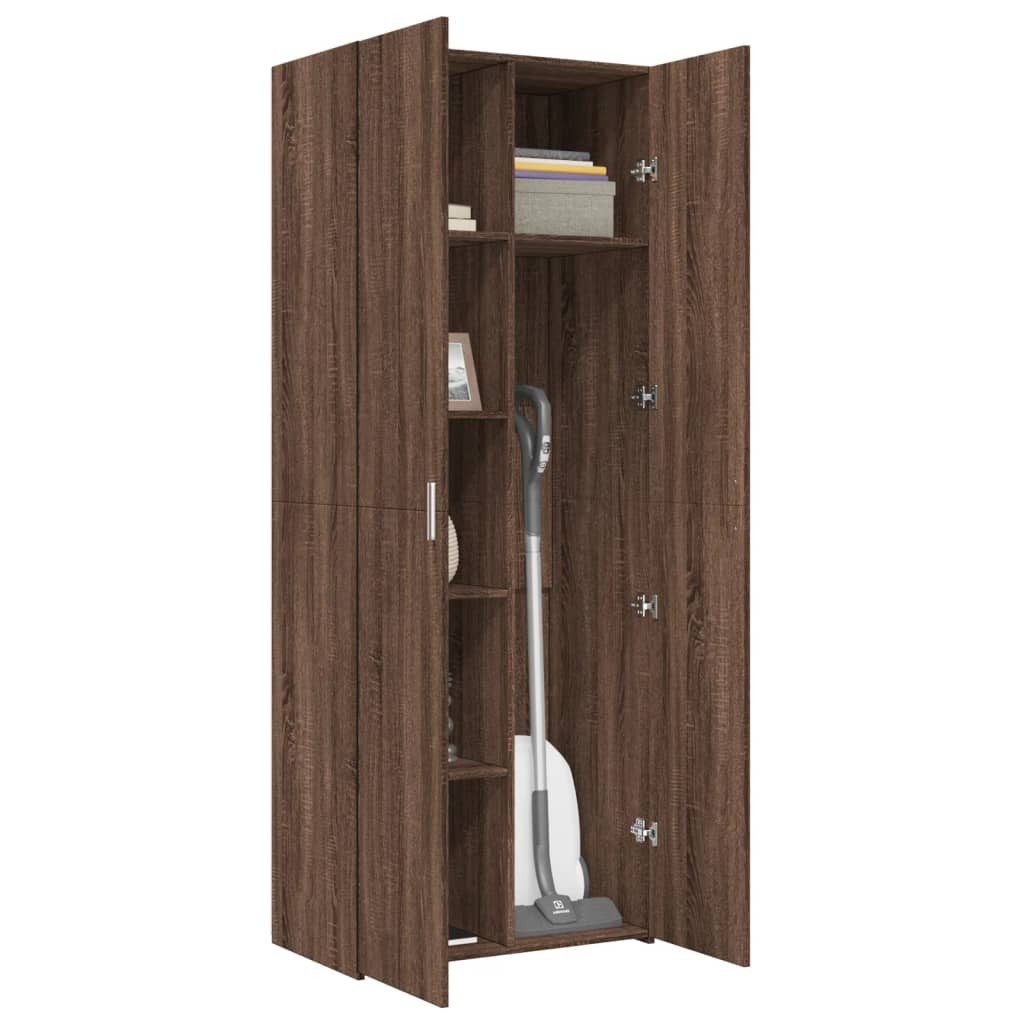 vidaXL Highboard Highboard Braun Eichen-Optik 70x42,5x185 günstig online kaufen