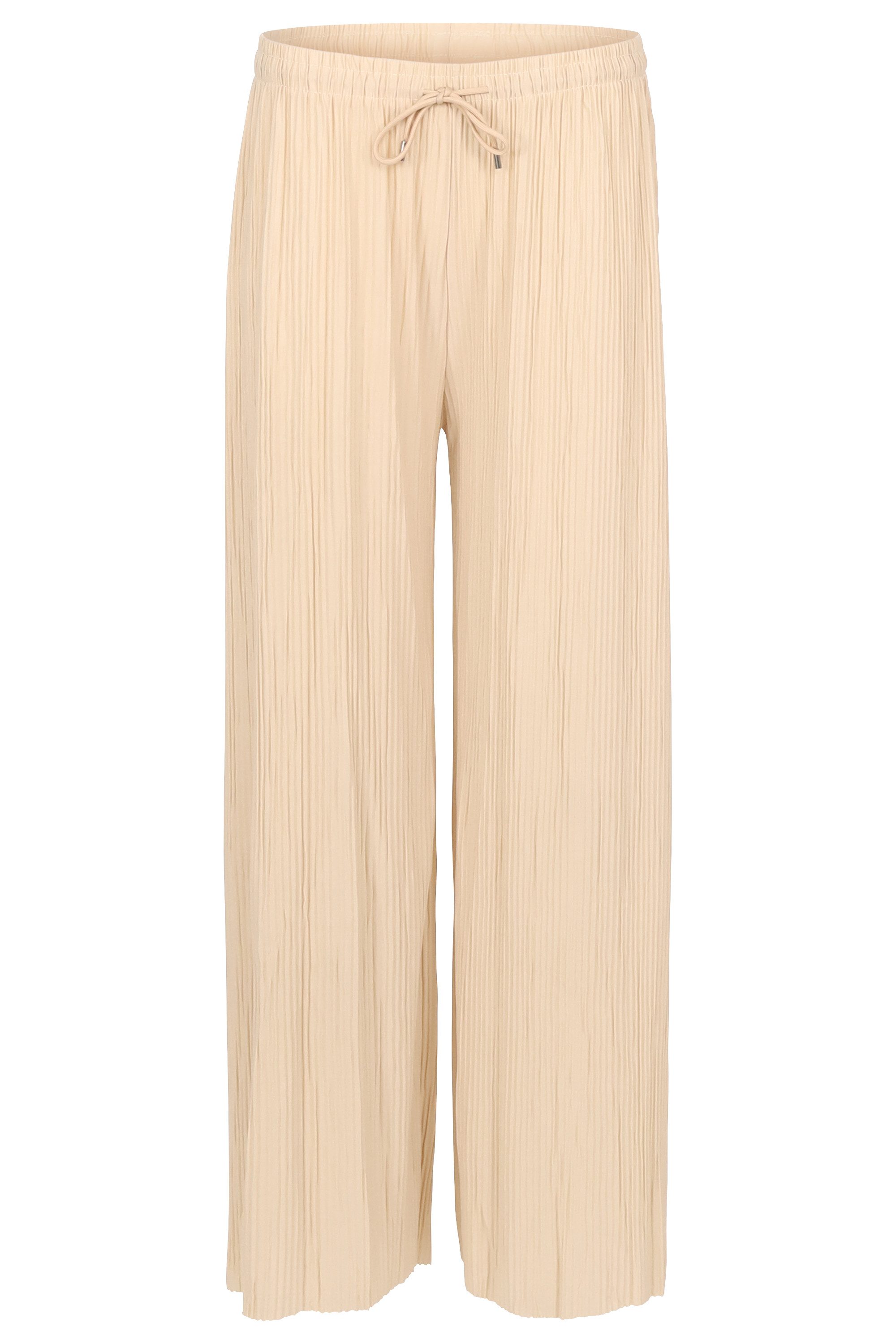 Easy Young Fashion Palazzohose Plisseehose 999 Sommerhose mit elastischem Bund