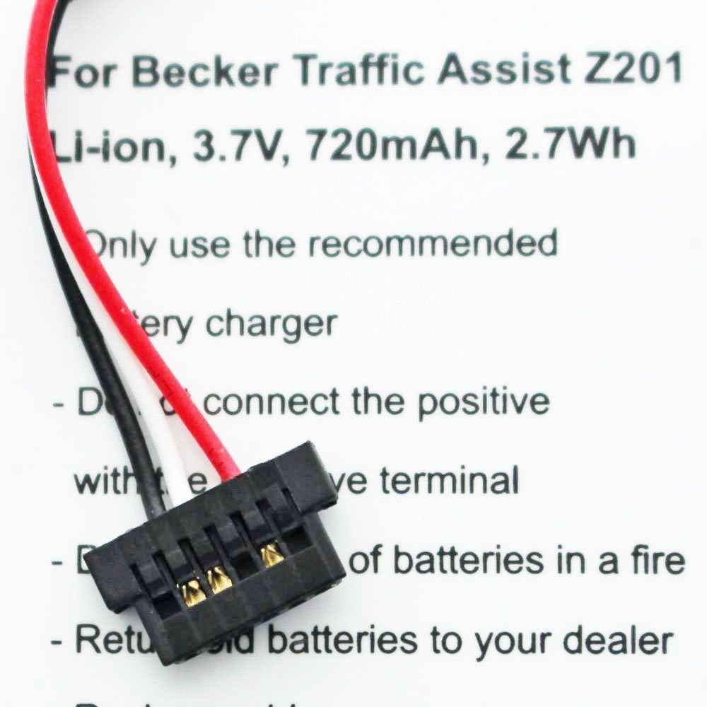Z201, V) Assist Becker (3,7 passend Traffic für 720 AccuCell mAh Akku 338937010150 S30, Akku