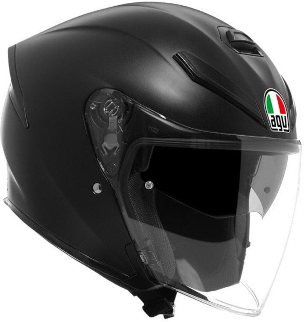 AGV Motorradhelm K5 Jet Evo Mono Jethelm, Vorbereitet Für Kommunikationssystem,integriertes Sonnenvisier