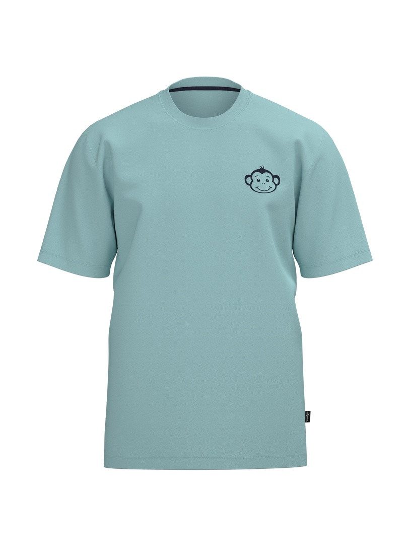 Trigema Schlafanzug TRIGEMA T Shirt mit Printmotiv "Äffchen" (1 tlg)