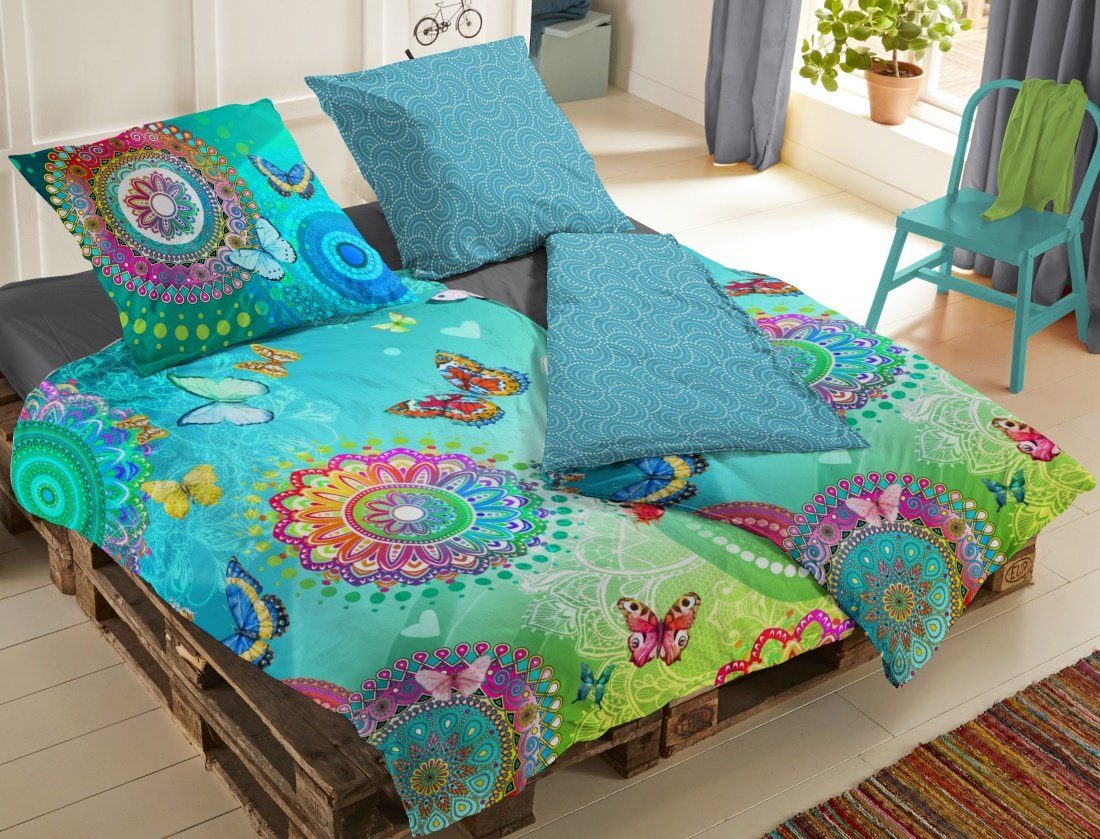 Bettwäsche »MYSTIC«, hip, Mandalas - bunte gute Laune-Farben, Schmetterlinge,  Farbverlauf - Wendebettwäsche online kaufen | OTTO